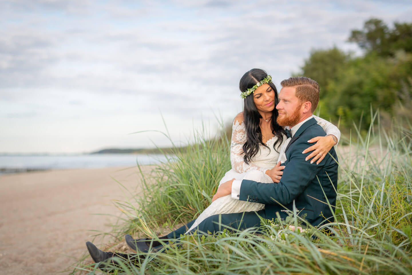 Emotionale Hochzeitsfotos am Strand von Kühlungsborn