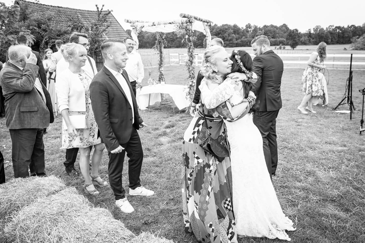 Gratulationen nach freier Trauung