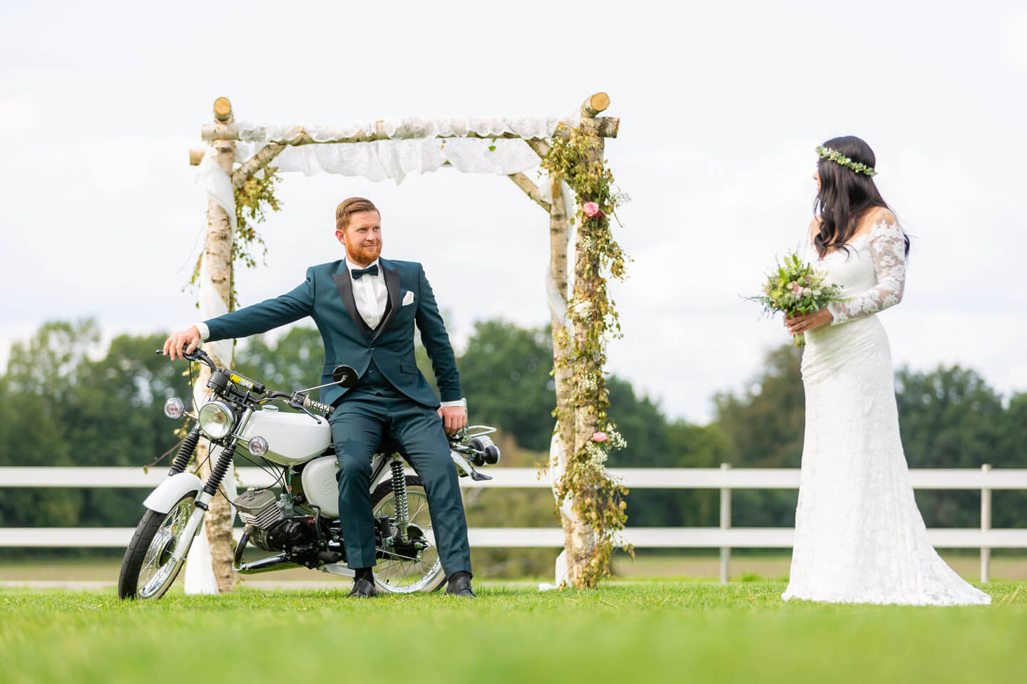 Hochzeitsfotos im Vintage-Look