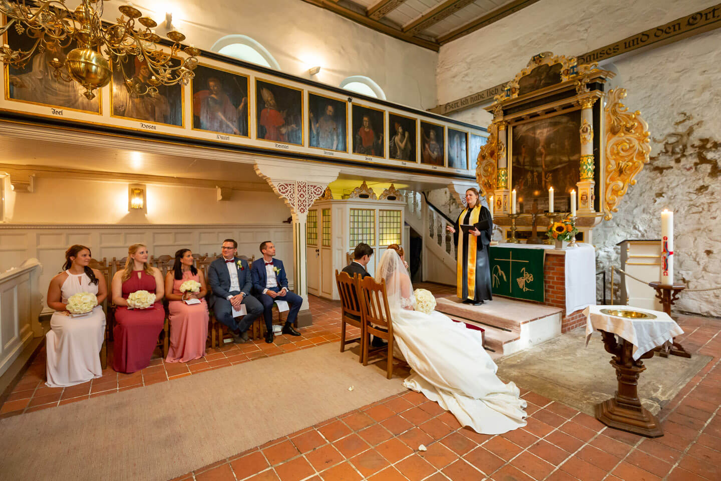 Trauung in der Kirche Sinstorf