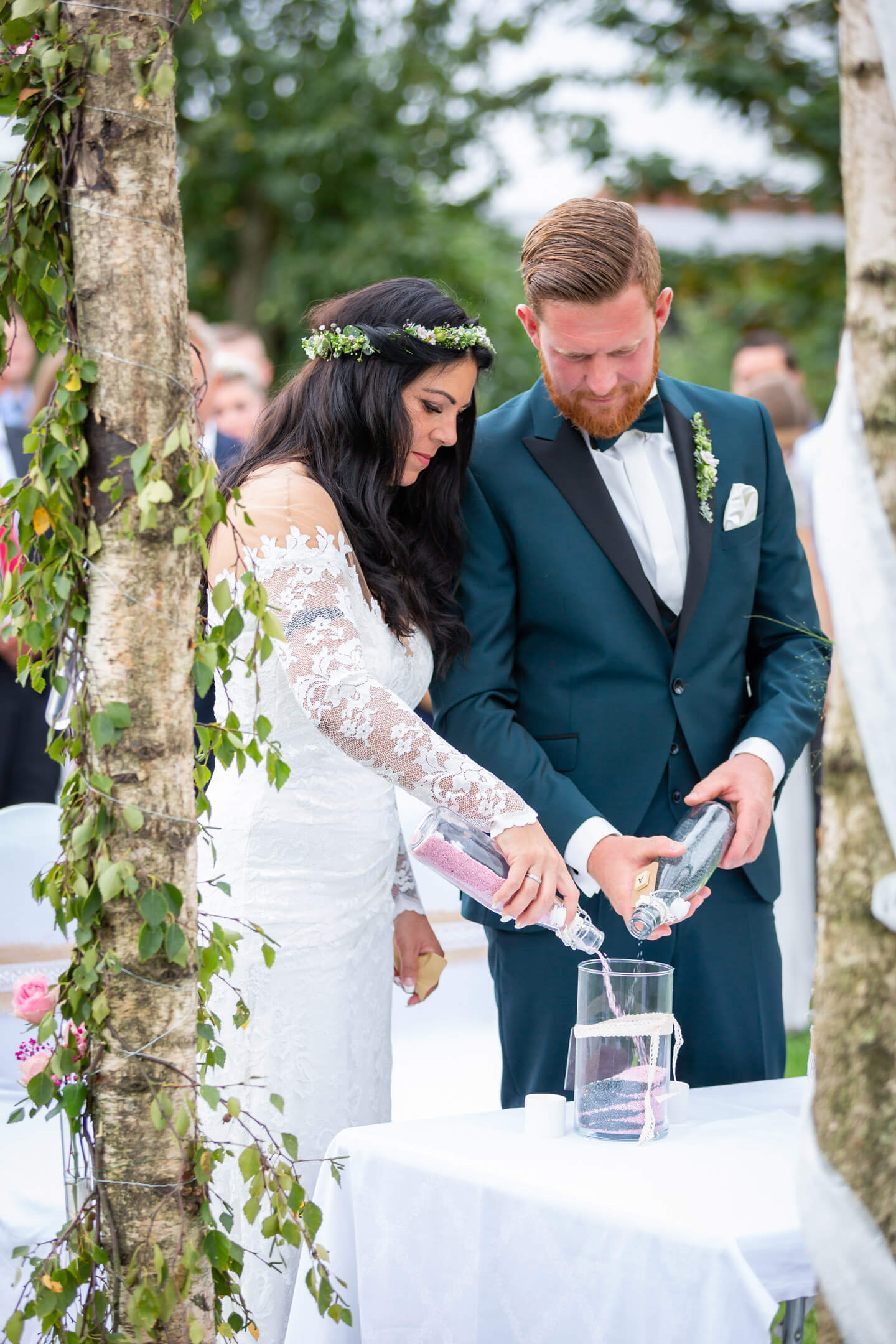 Sandzeremonie bei freier Trauung