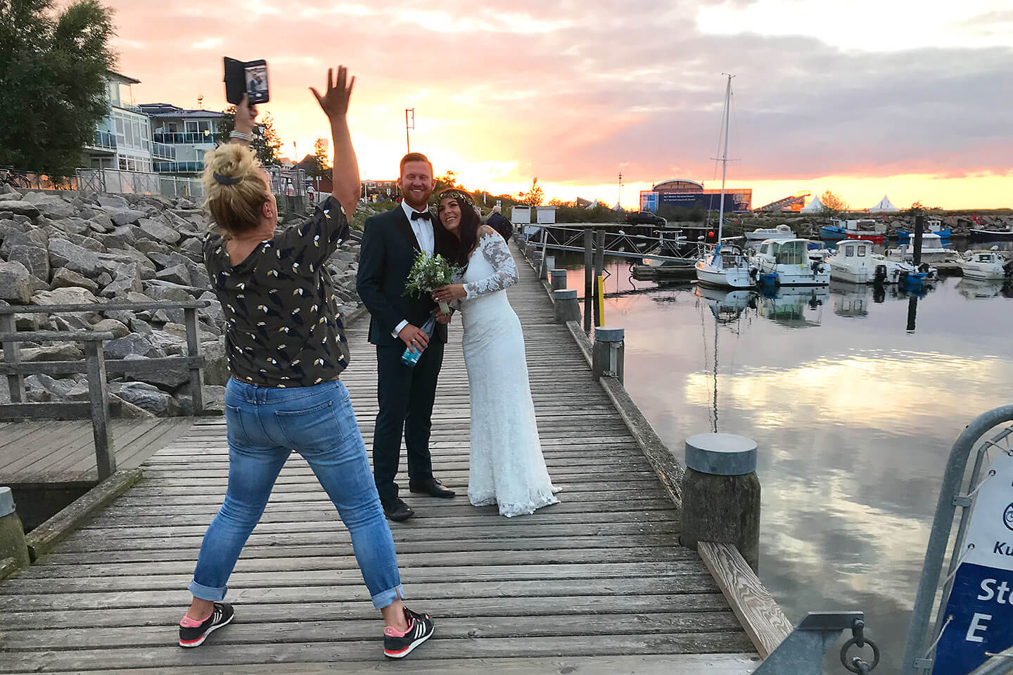 Papparazzi beim Hochzeitsshooting