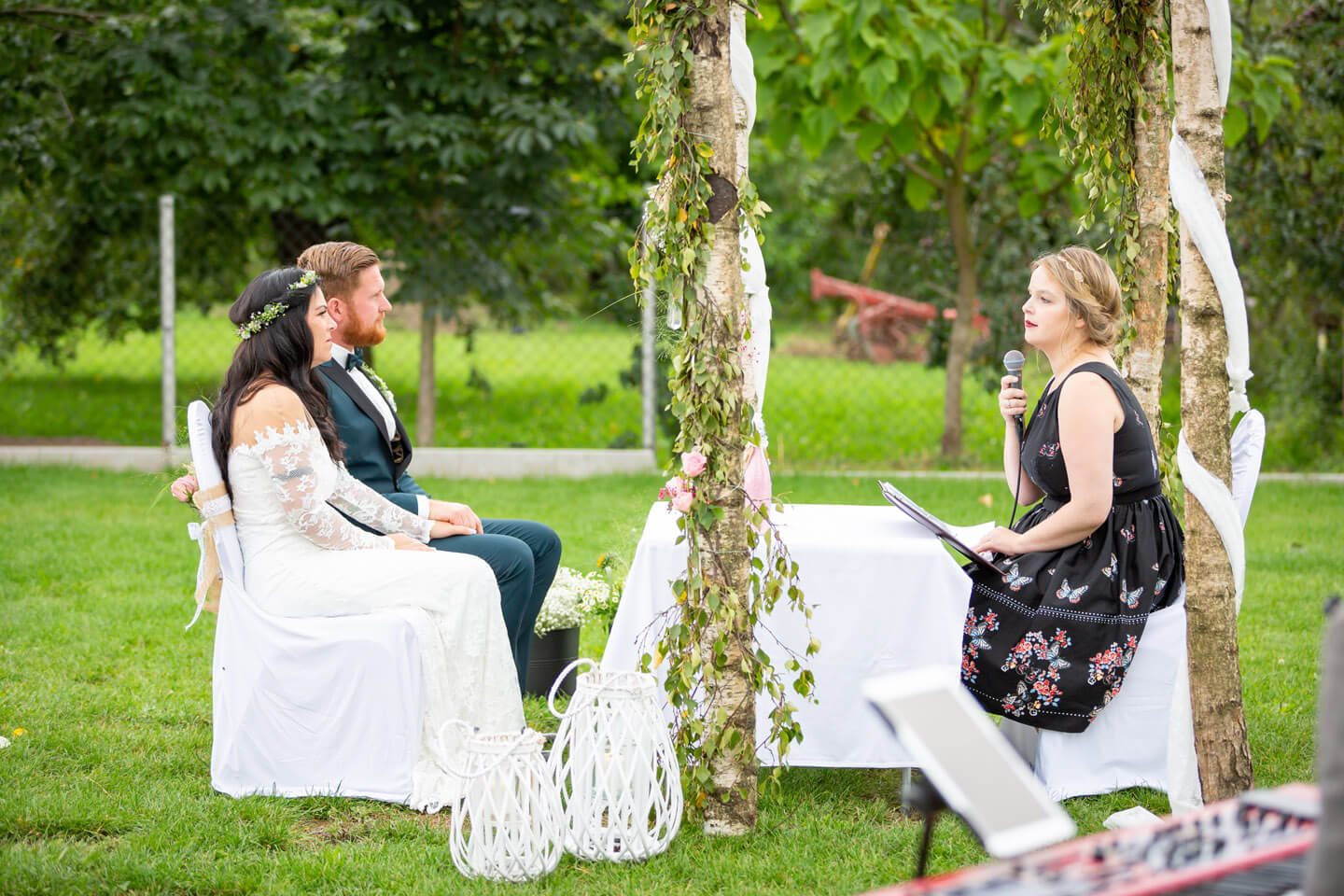 Freie Trauung im Garten