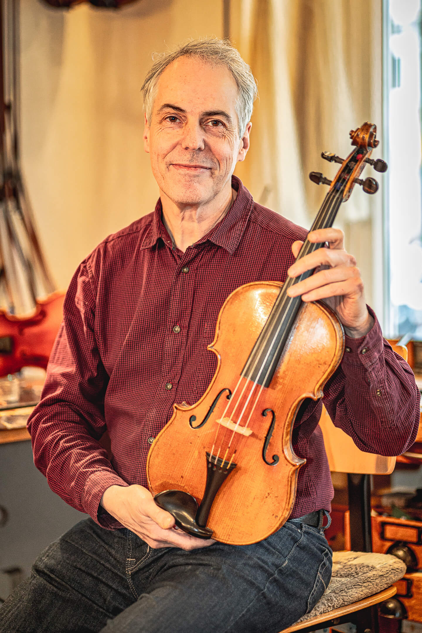 Stefan Sielaff, Geigenbauer aus Hamburg (Fotograf: Florian Läufer)