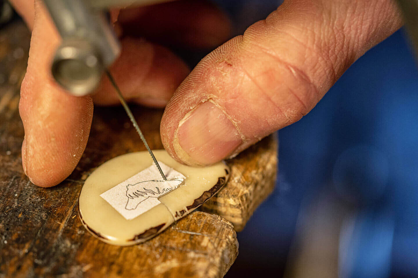 Pferdekopf aussägen