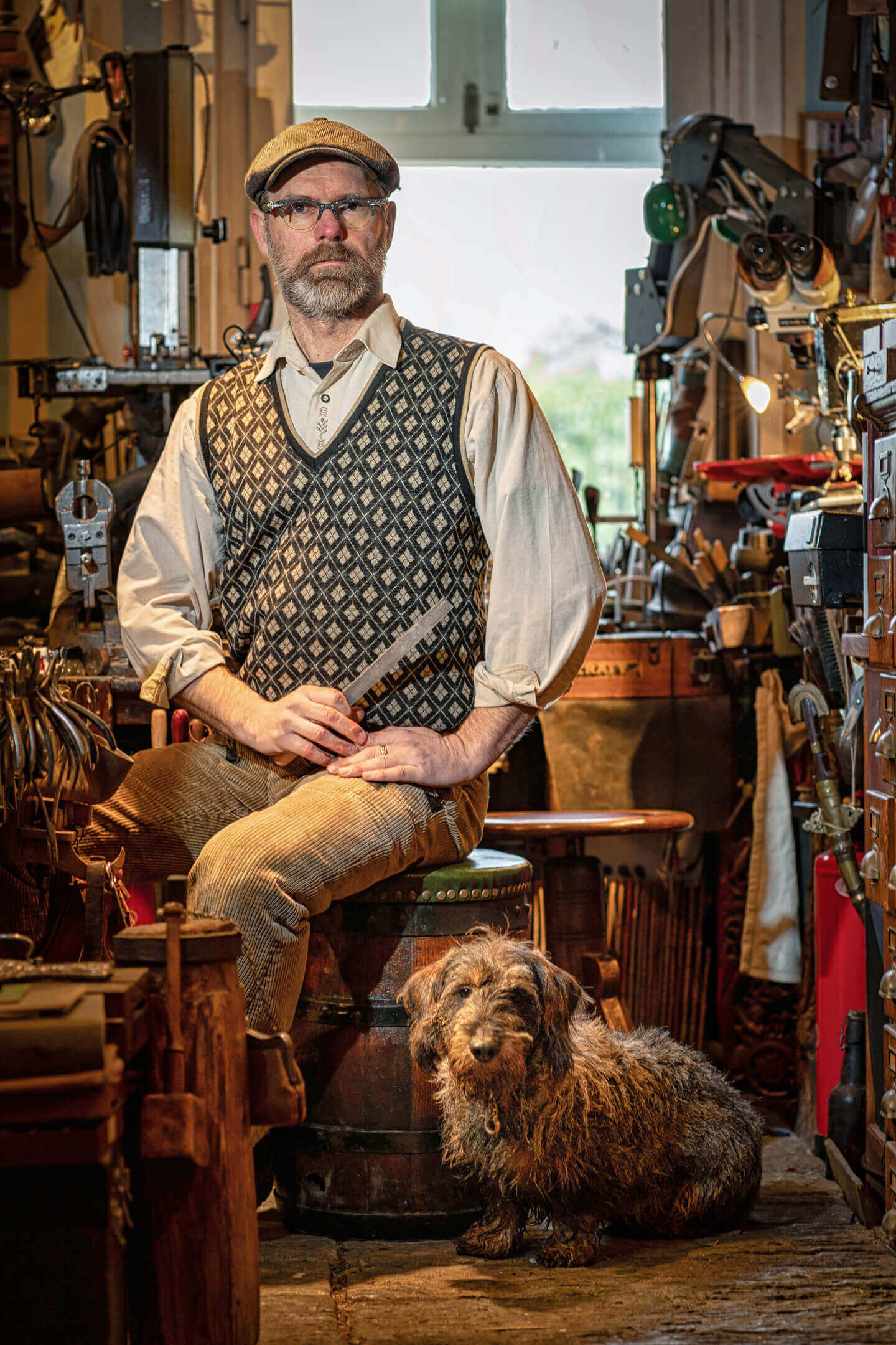 Portrait des Brillenmachers Jörn Dackow (Foto: Florian Läufer)