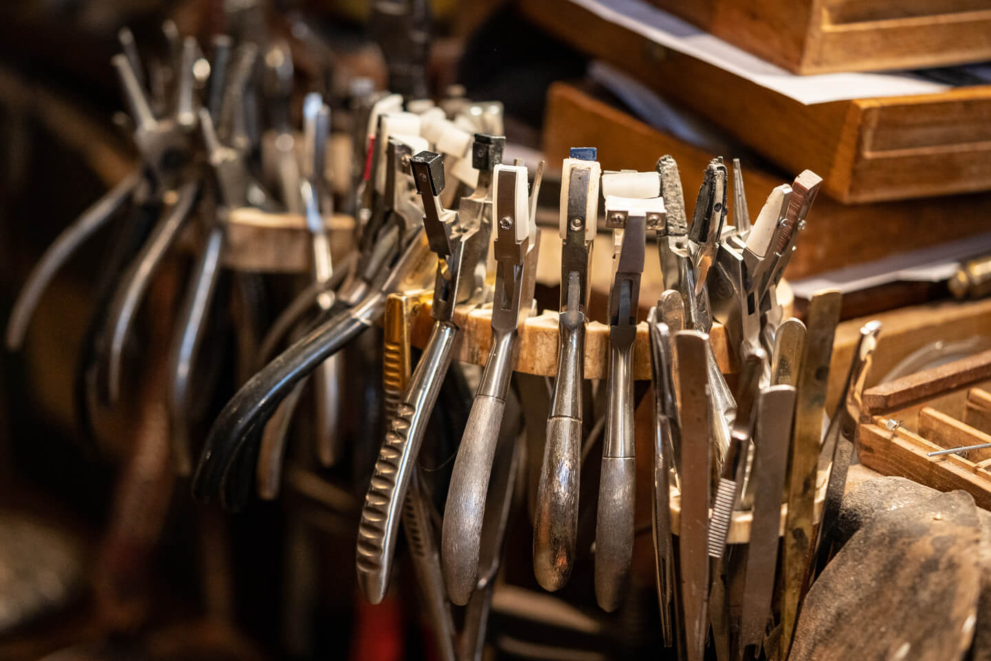 Werkzeug eines Brillenmachers