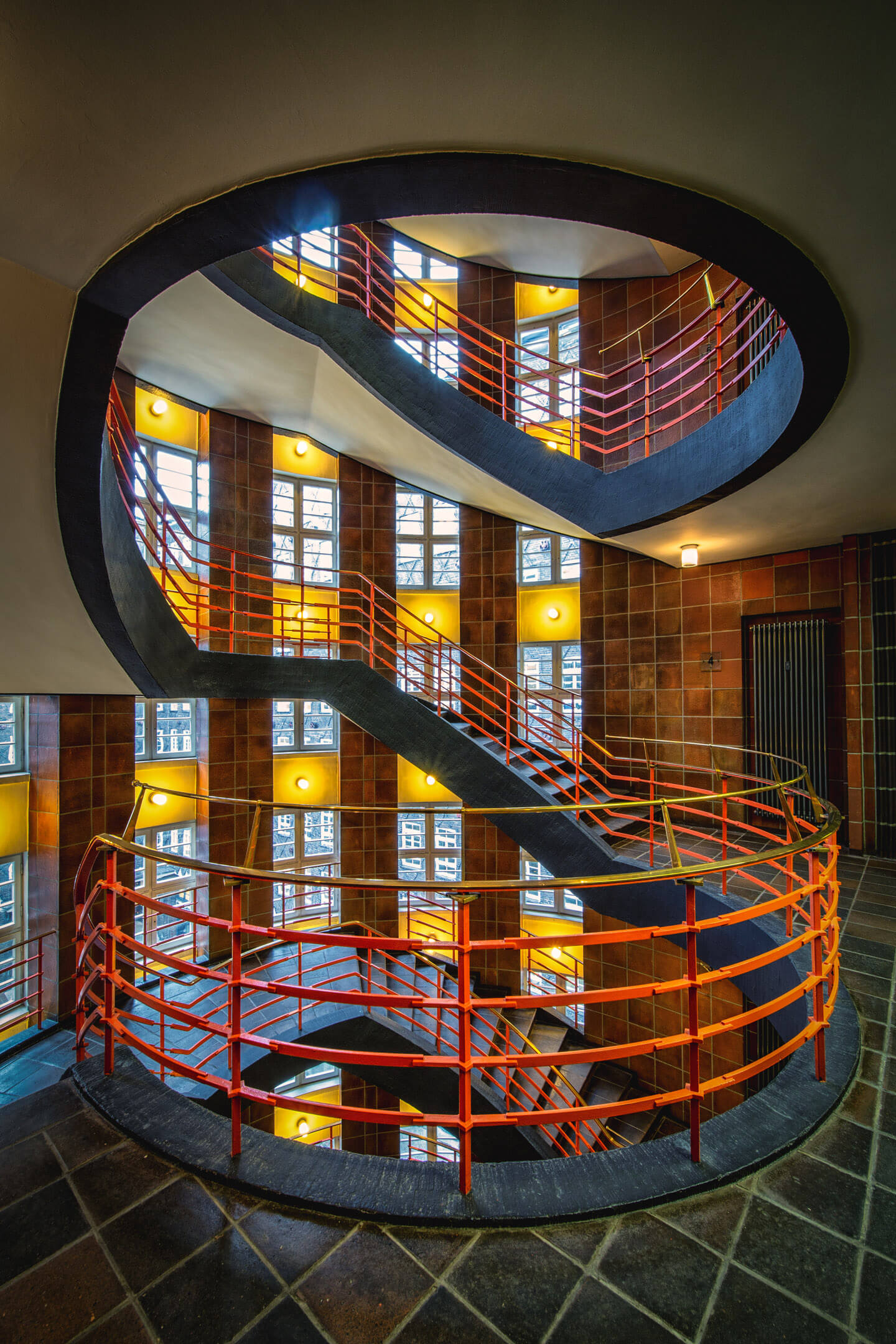 Treppenhaus Sprinkenhof. Foto: Florian Läufer