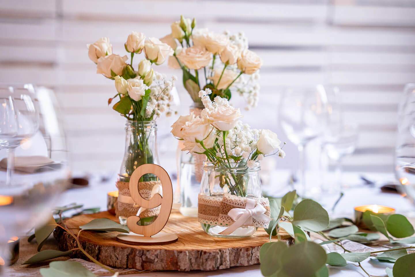 Tischblumen Hochzeit