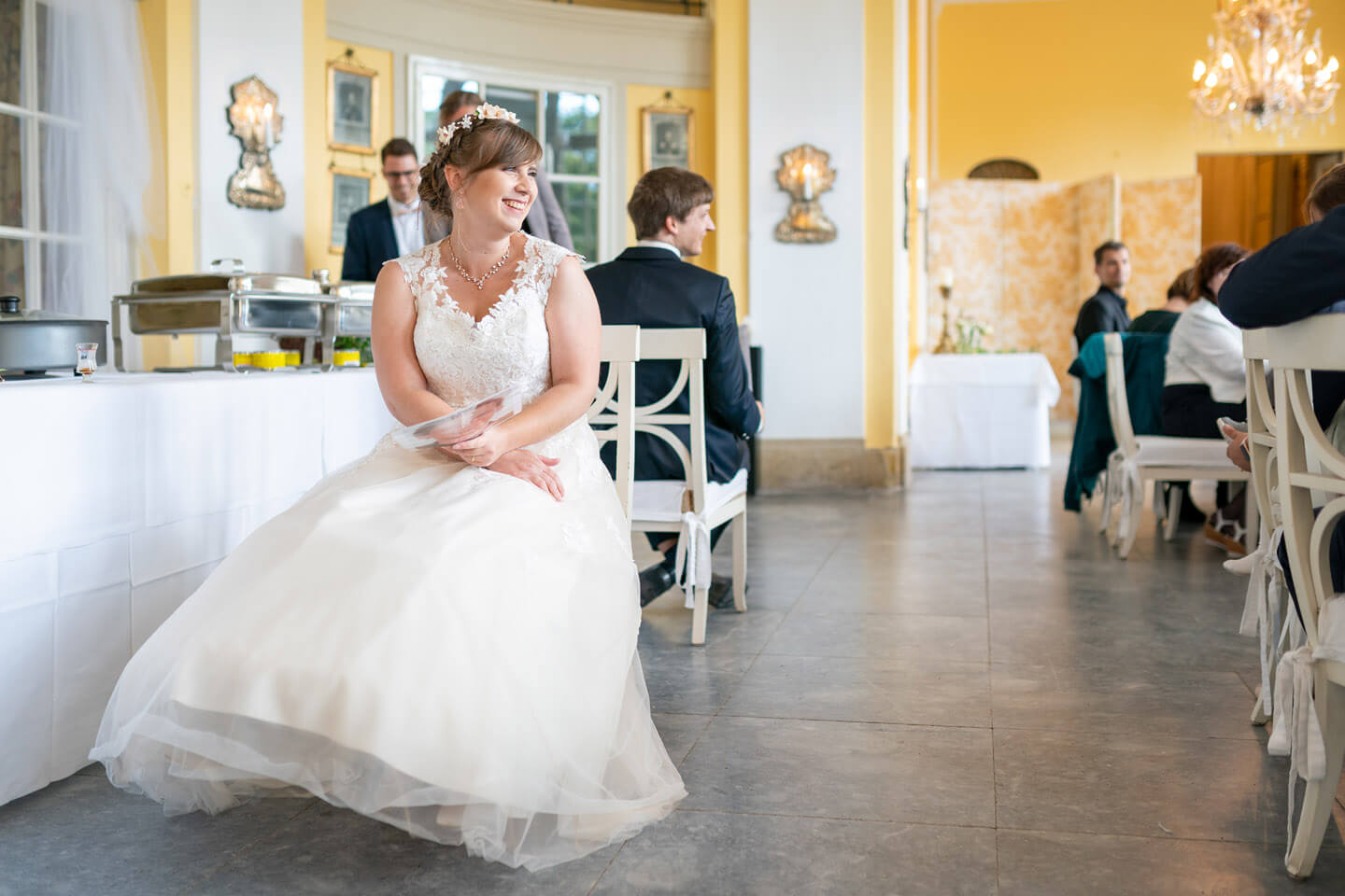 Gute Stimmung auf der Hochzeit trotz Corona