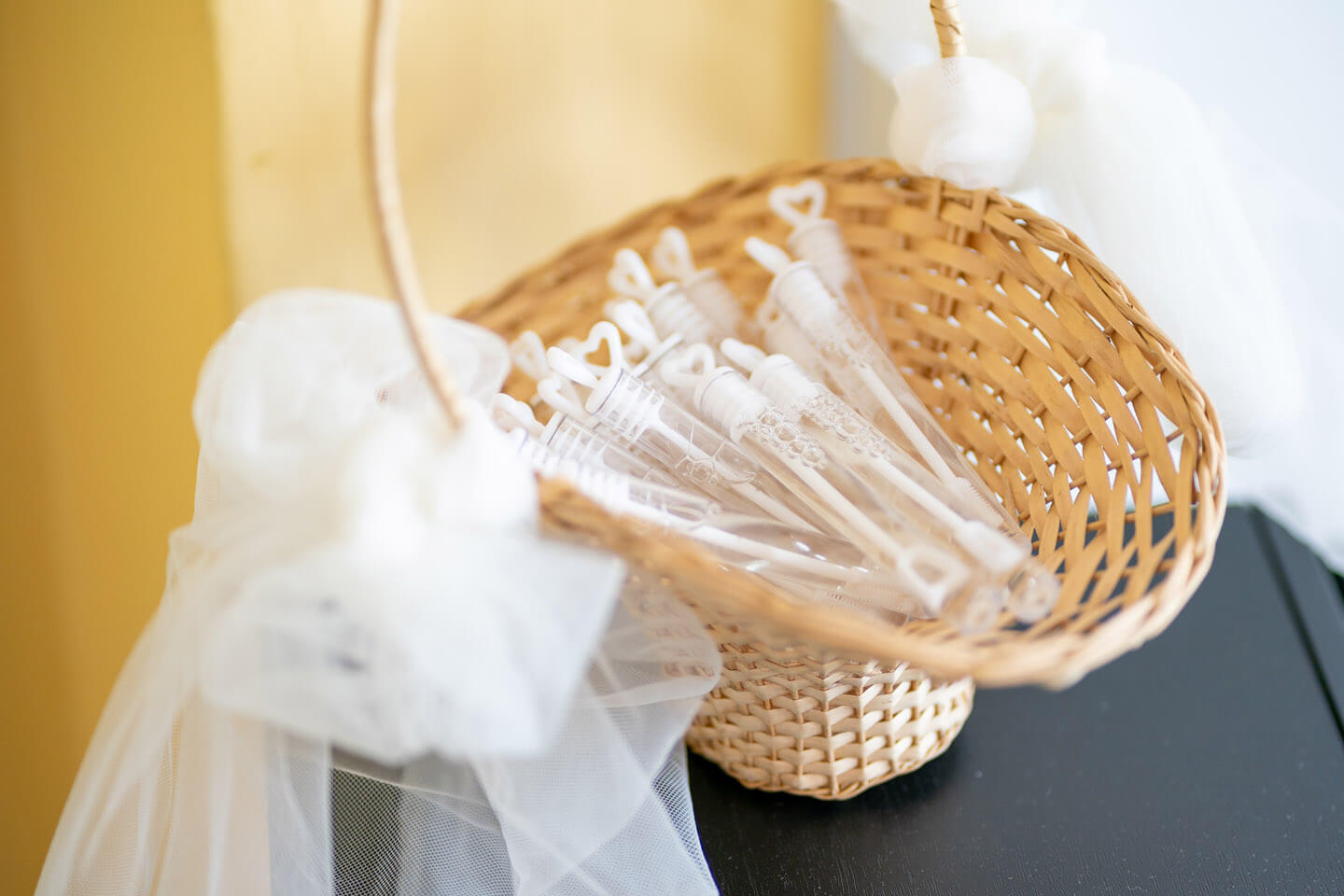 Seifenblasen für die Hochzeitsgäste