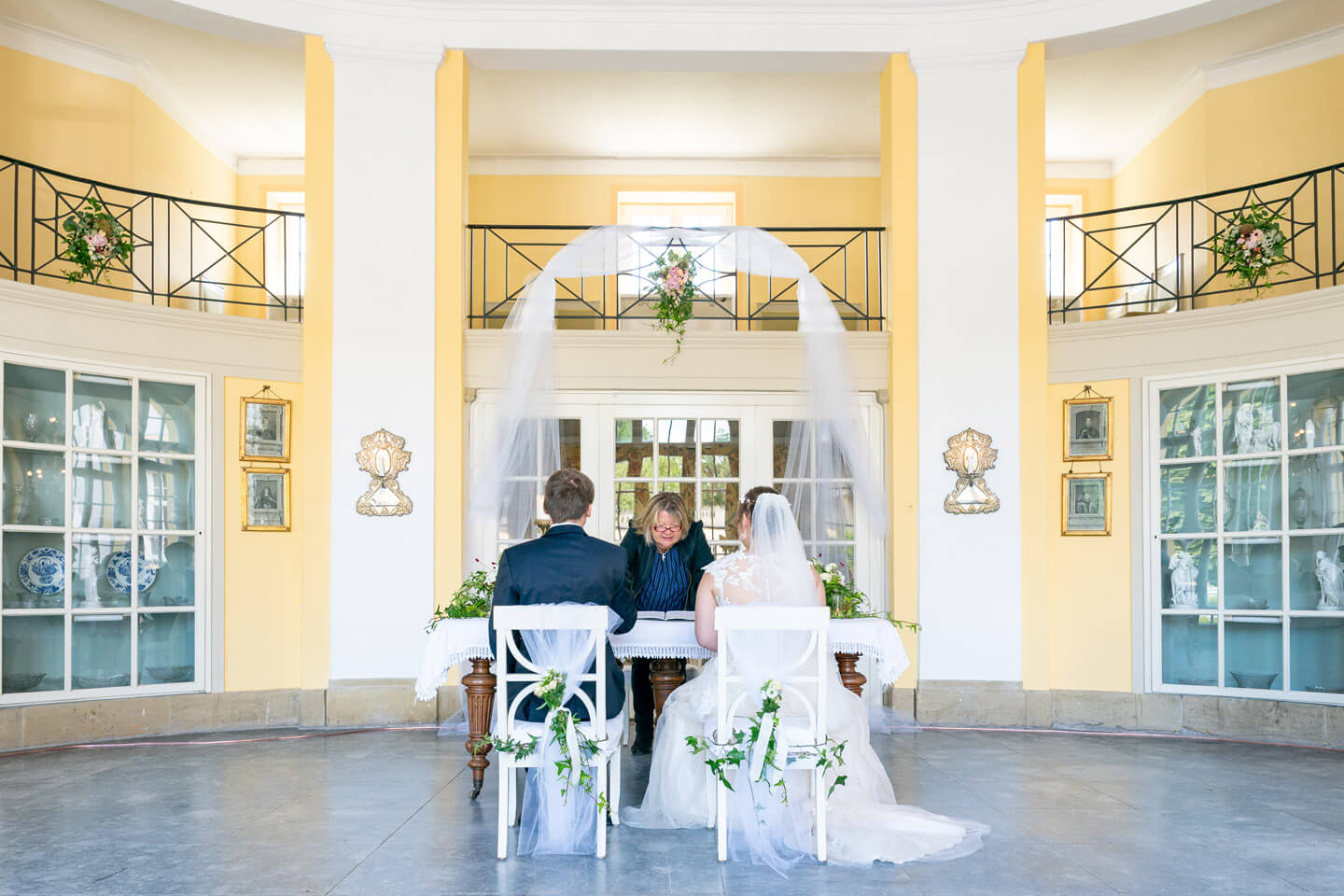 Standesamtliche Hochzeit in der Orangerie