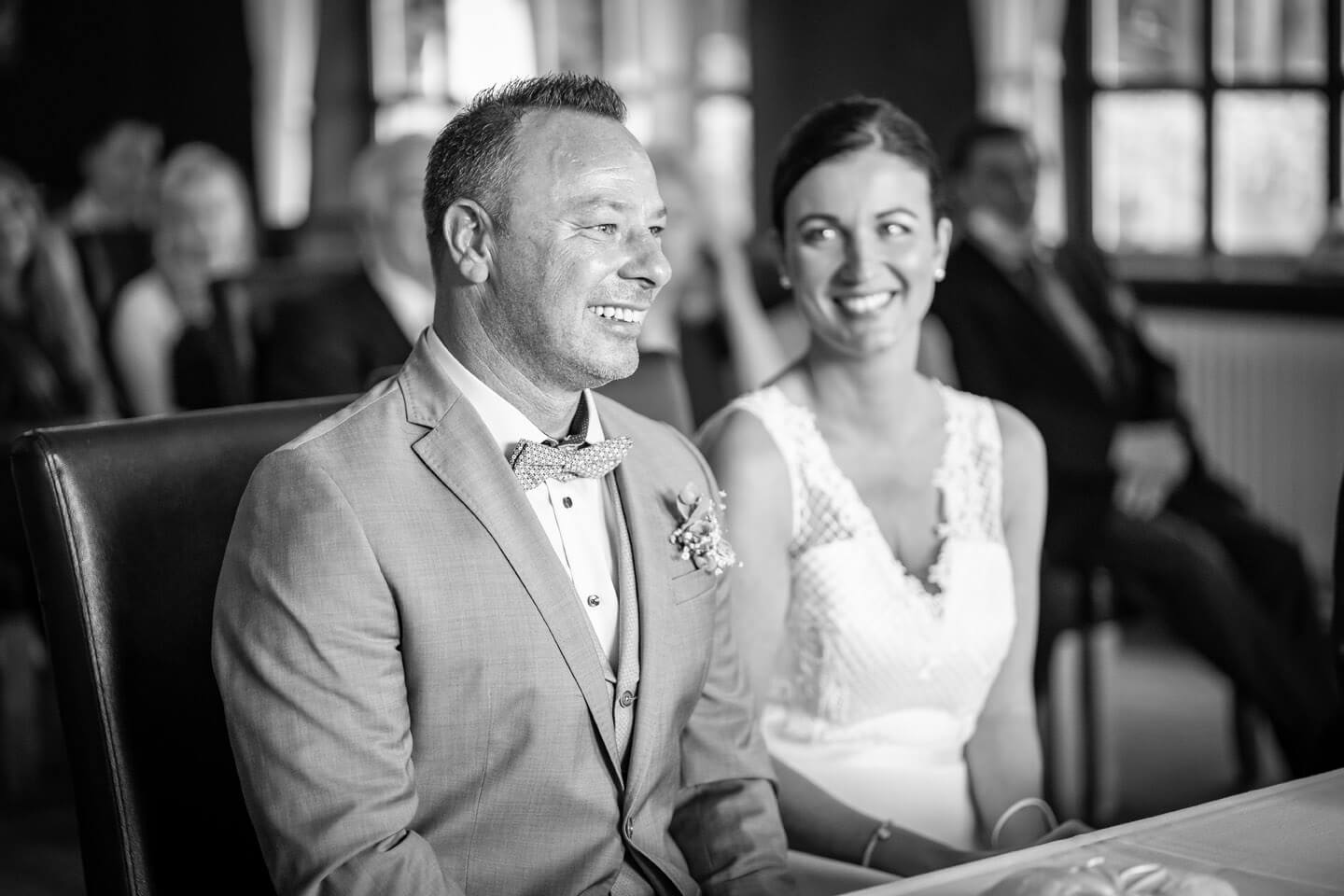 Brautpaar Schwarzweiß