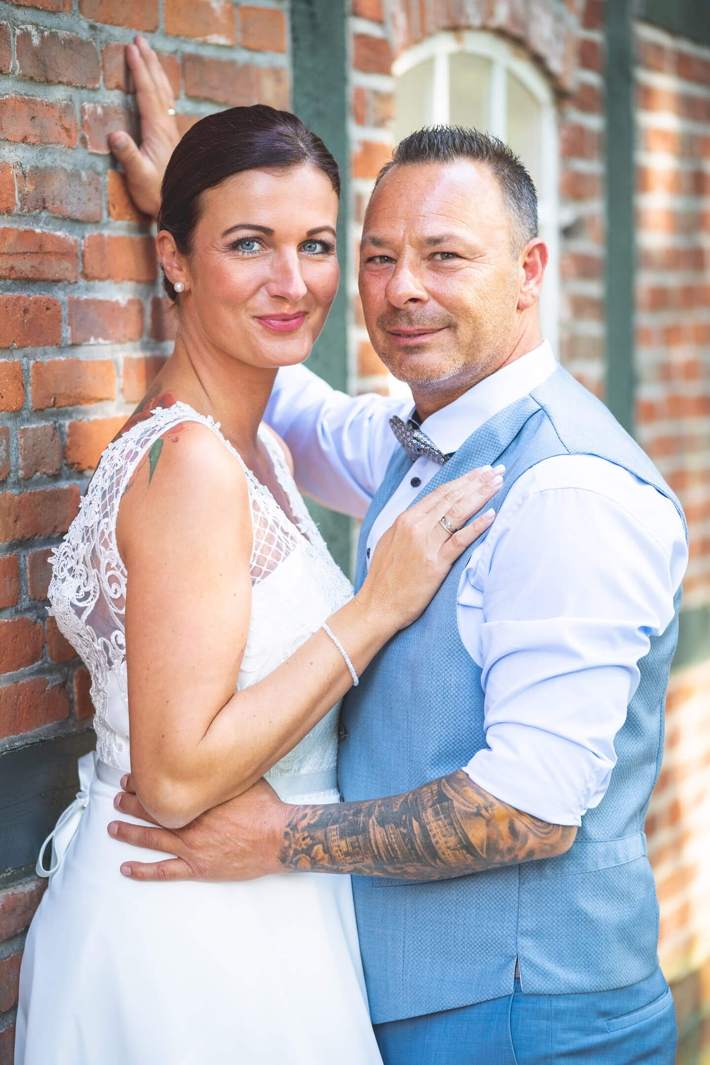 Hochzeitsfotos am Fachwerkhaus