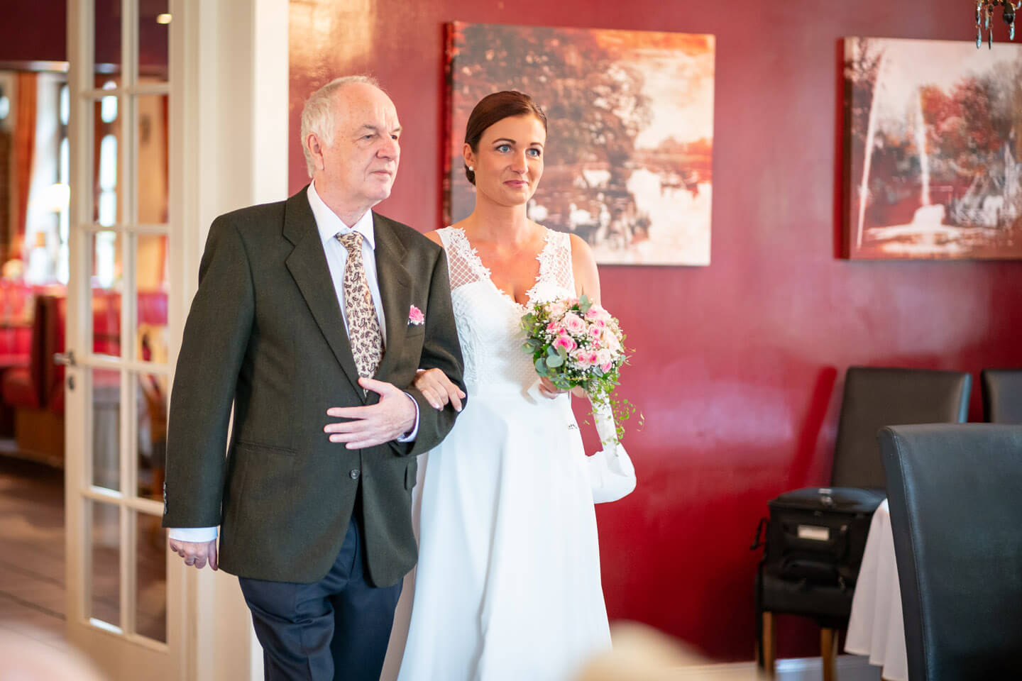 Einzug der Braut mit Papa