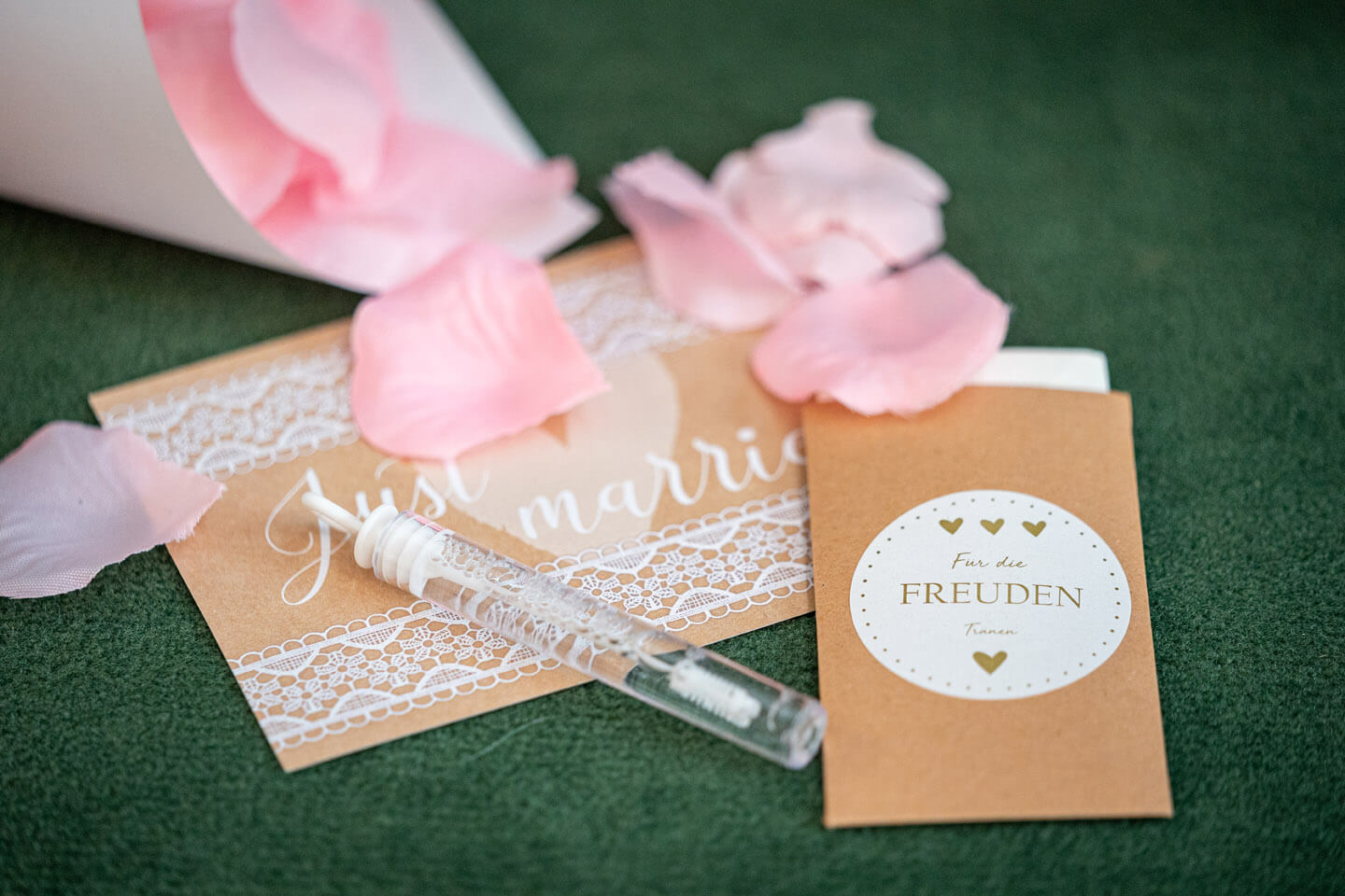 Just Married - taschentücher