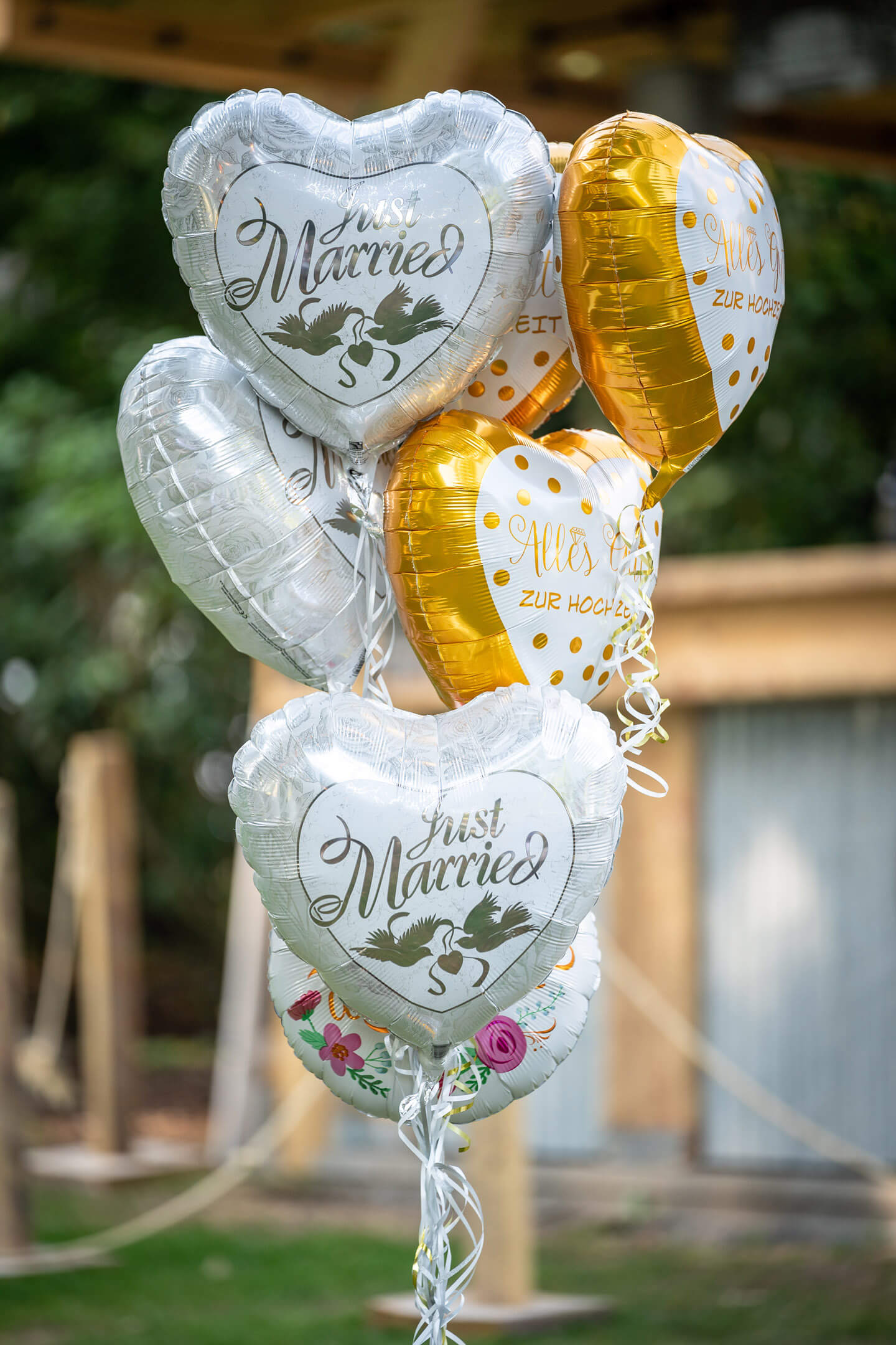 Ballons - Just Married