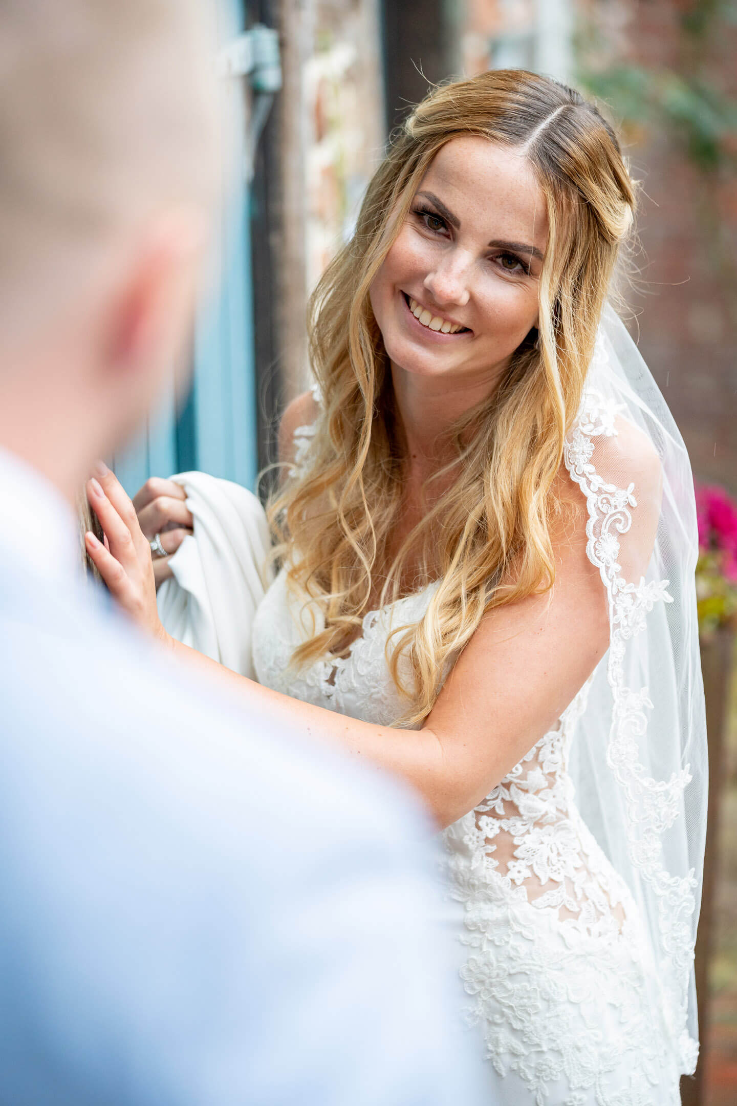 Braut beim Hochzeitsshooting in Buxtehude
