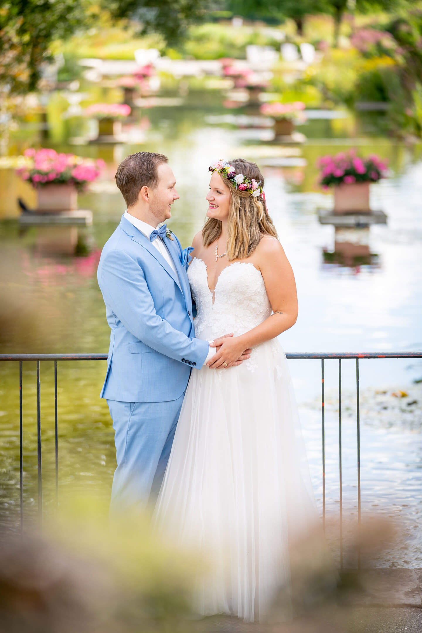 Brautpaar Planten un Blomen