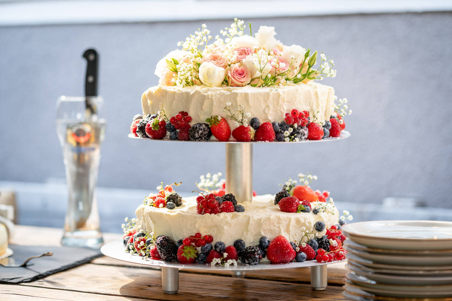 Hochzeitstorte Goldschätzchen