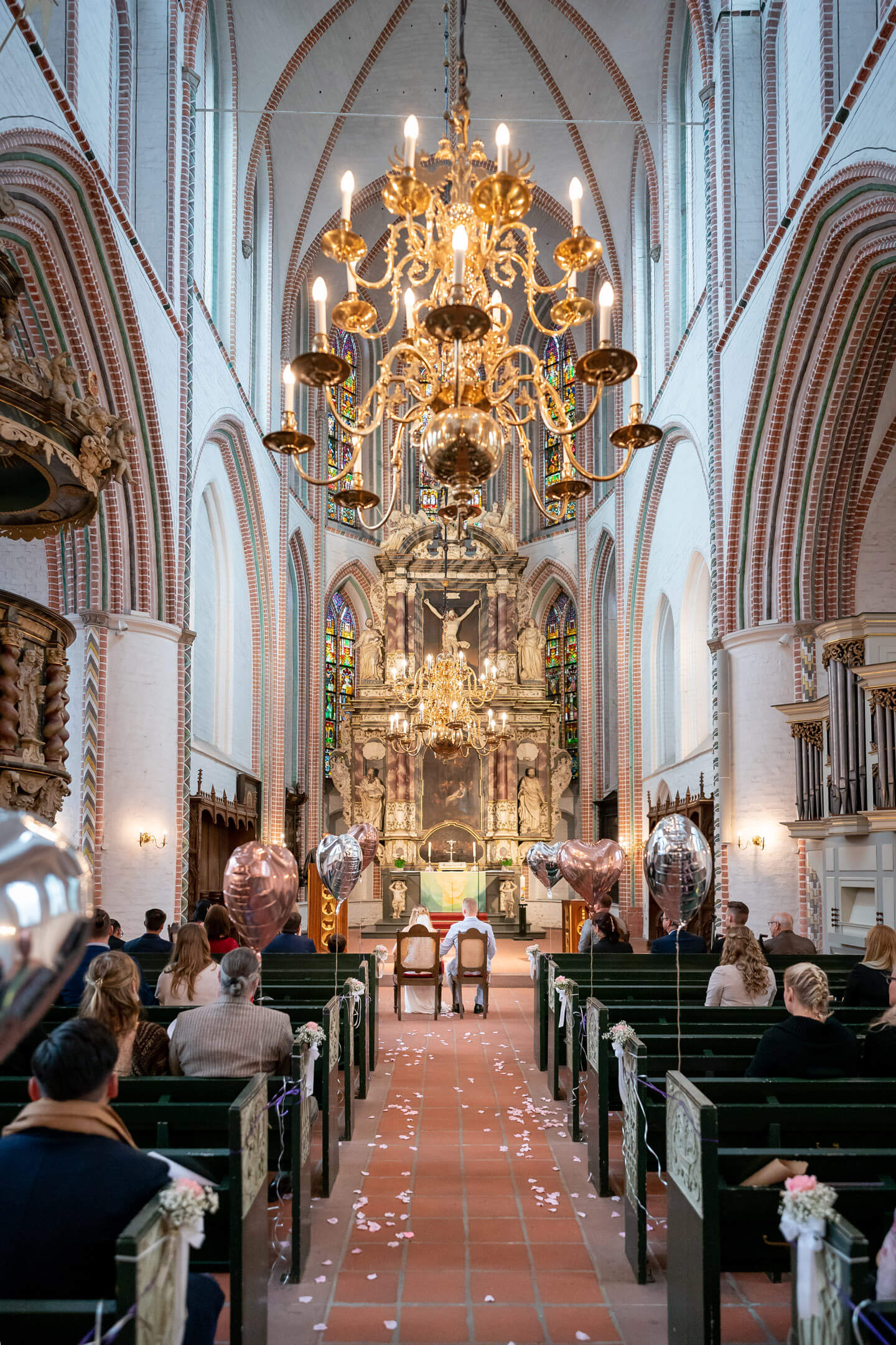 Hochzeit in Buxtehude in der Petri Kirche
