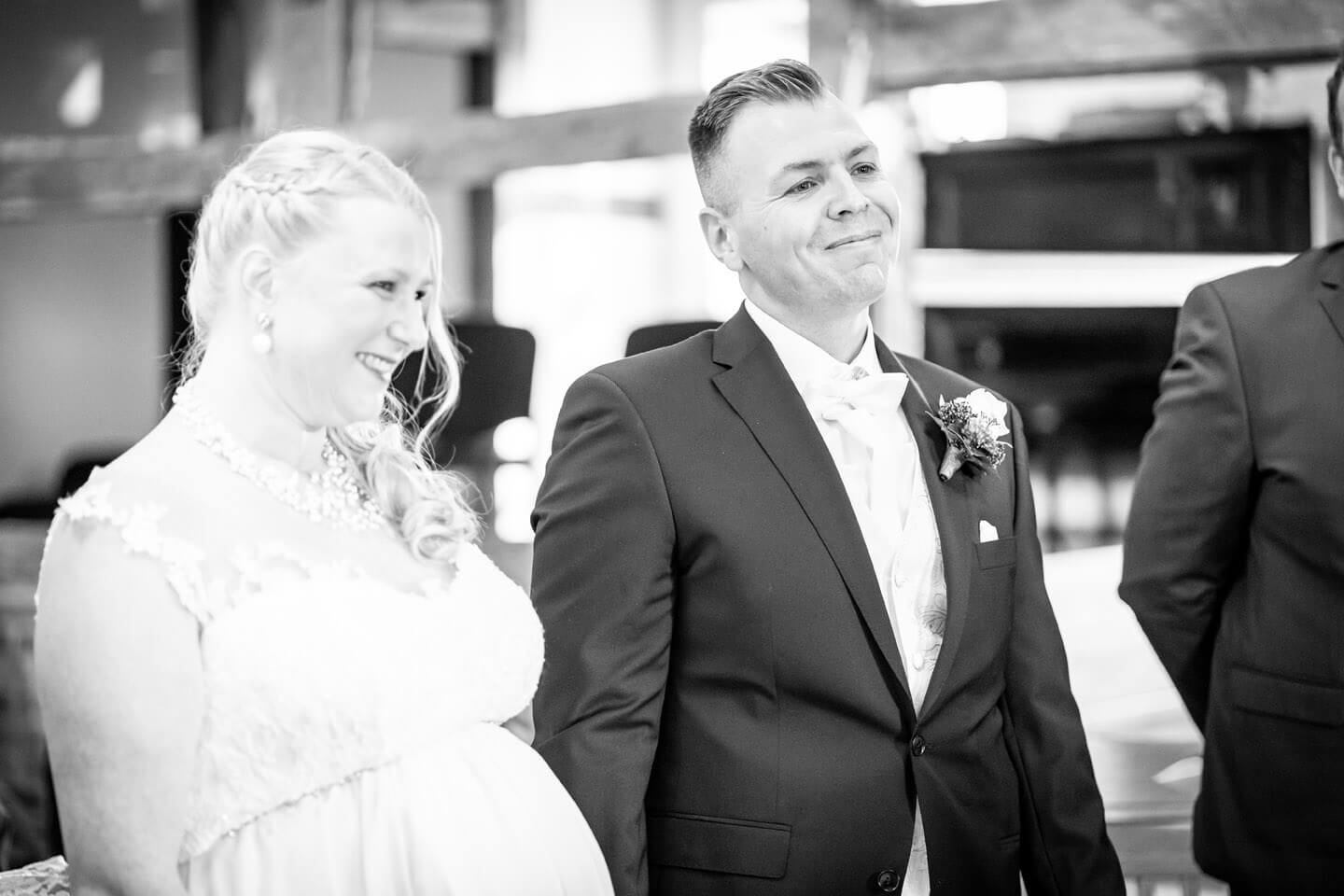 Brautpaar Schwarzweiss