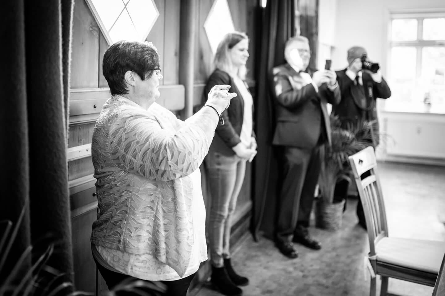 Fotografieren im Standesamt