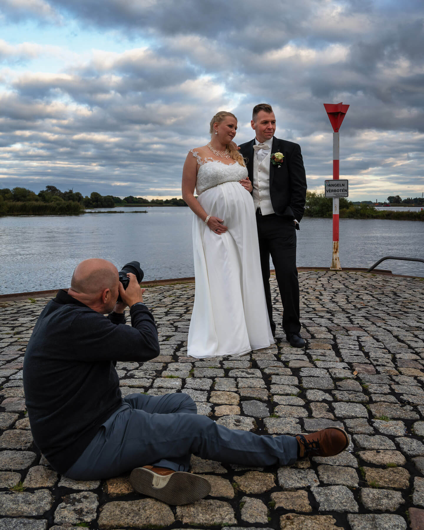 Hochzeitsfotos am Zollenspieker mit dem Fotograf Florian Läufer aus Hamburg