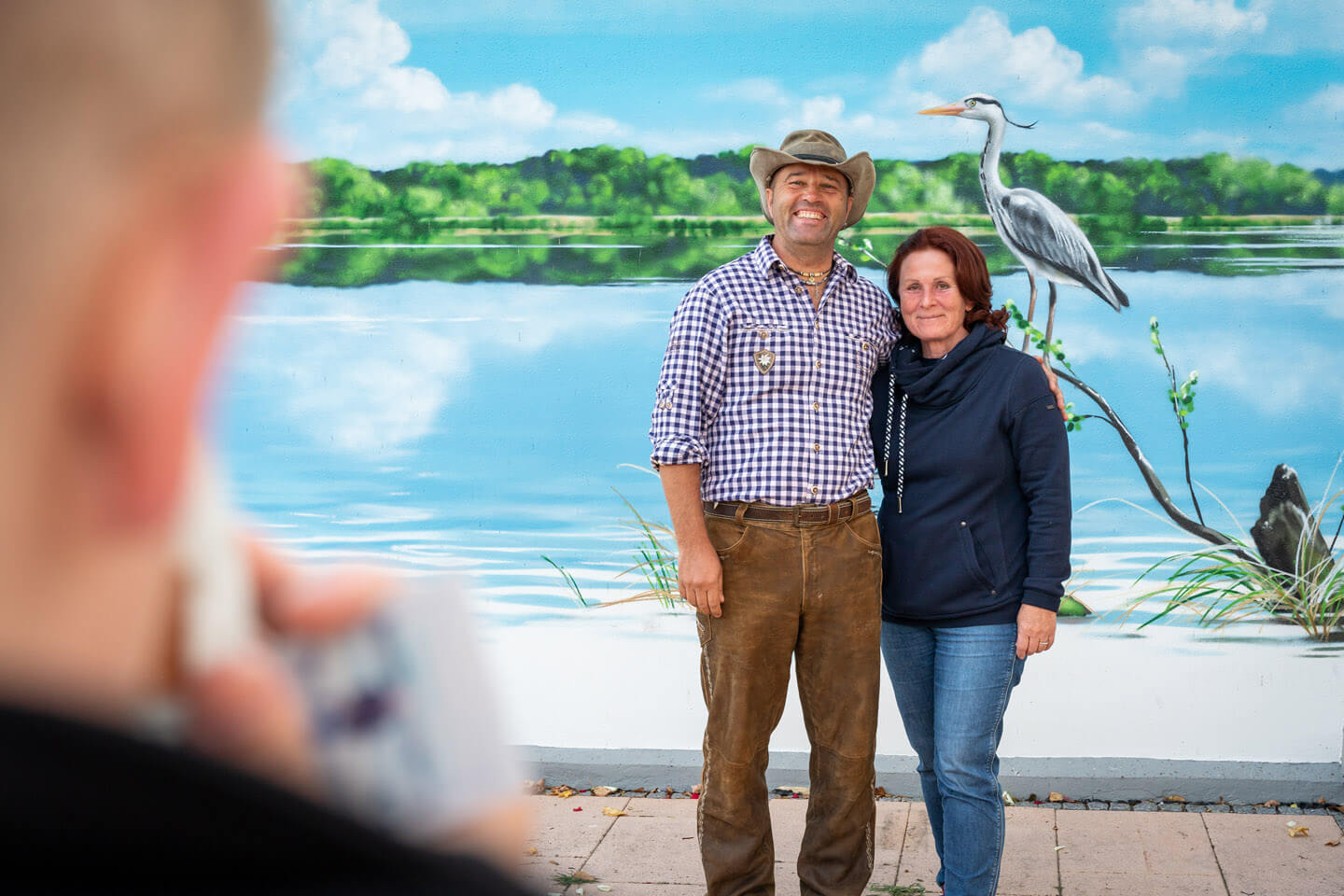 Bitte recht freundlich.