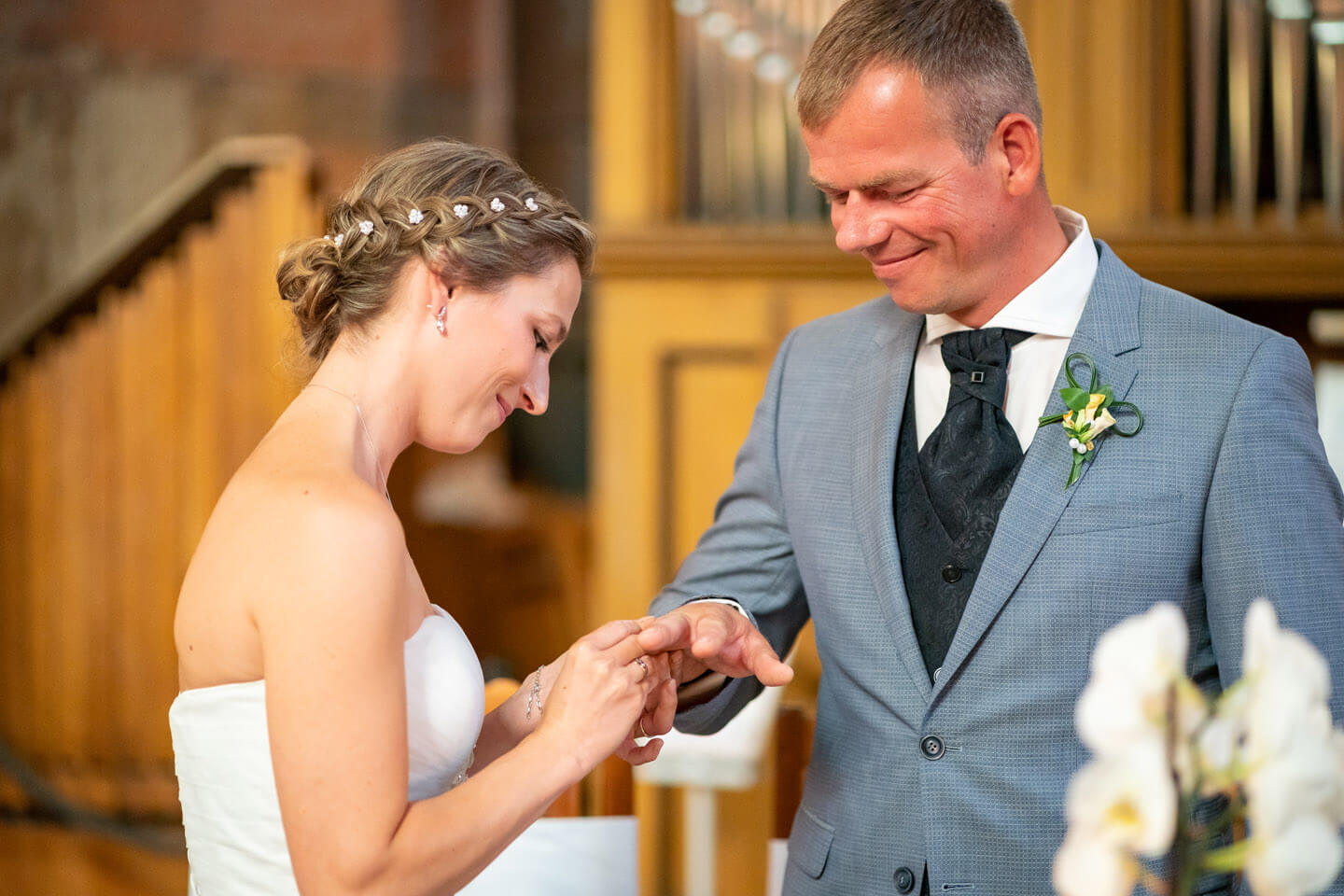 Ring aufstecken bei standesamtlicher Heirat