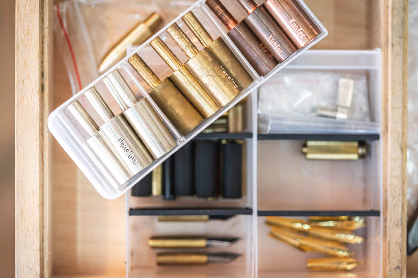 Arbeitsmaterial des Penmakers