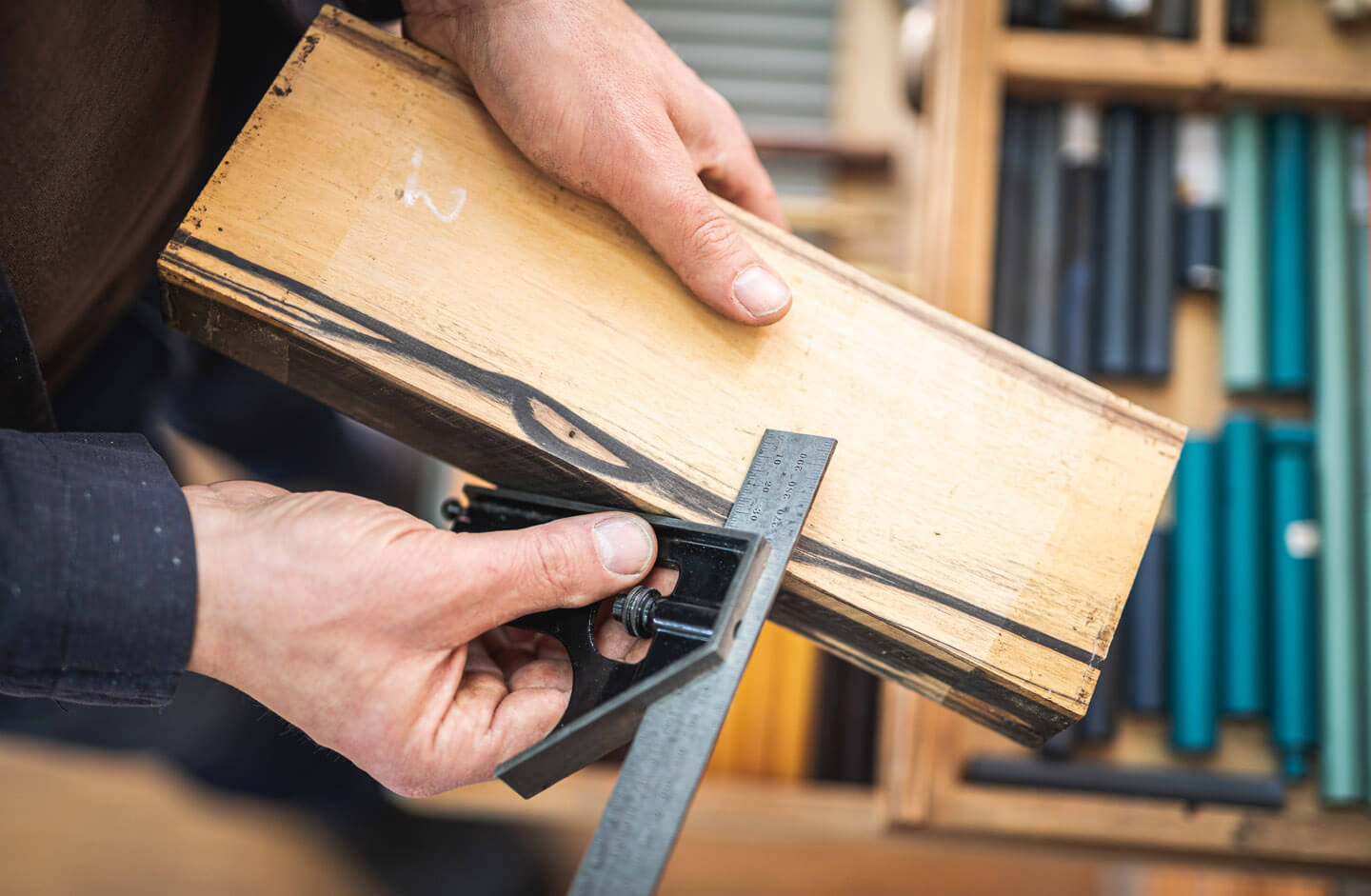 Royal White Ebony-Holz