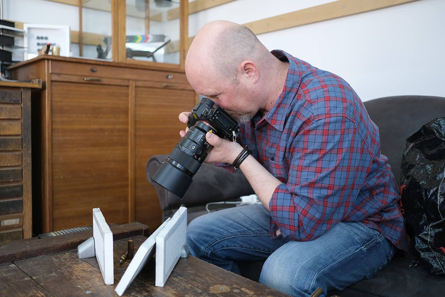 Arbeiten mit kleinen Reflektoren