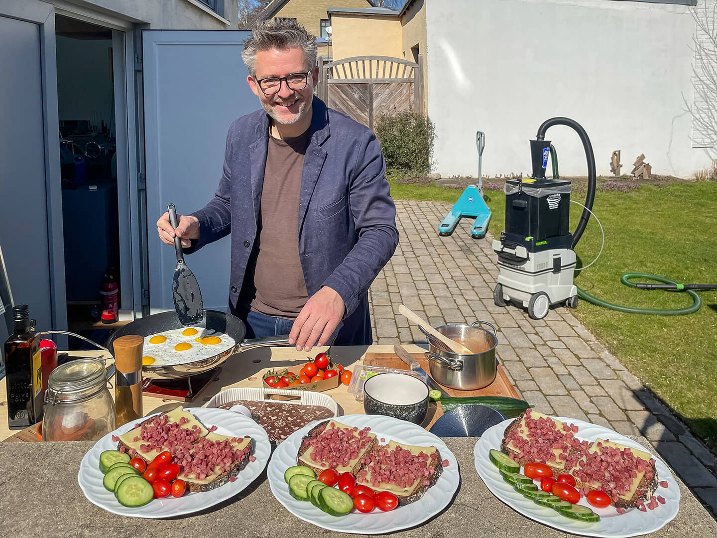 Making of "Handwerk fotografieren" in der Mittagspause