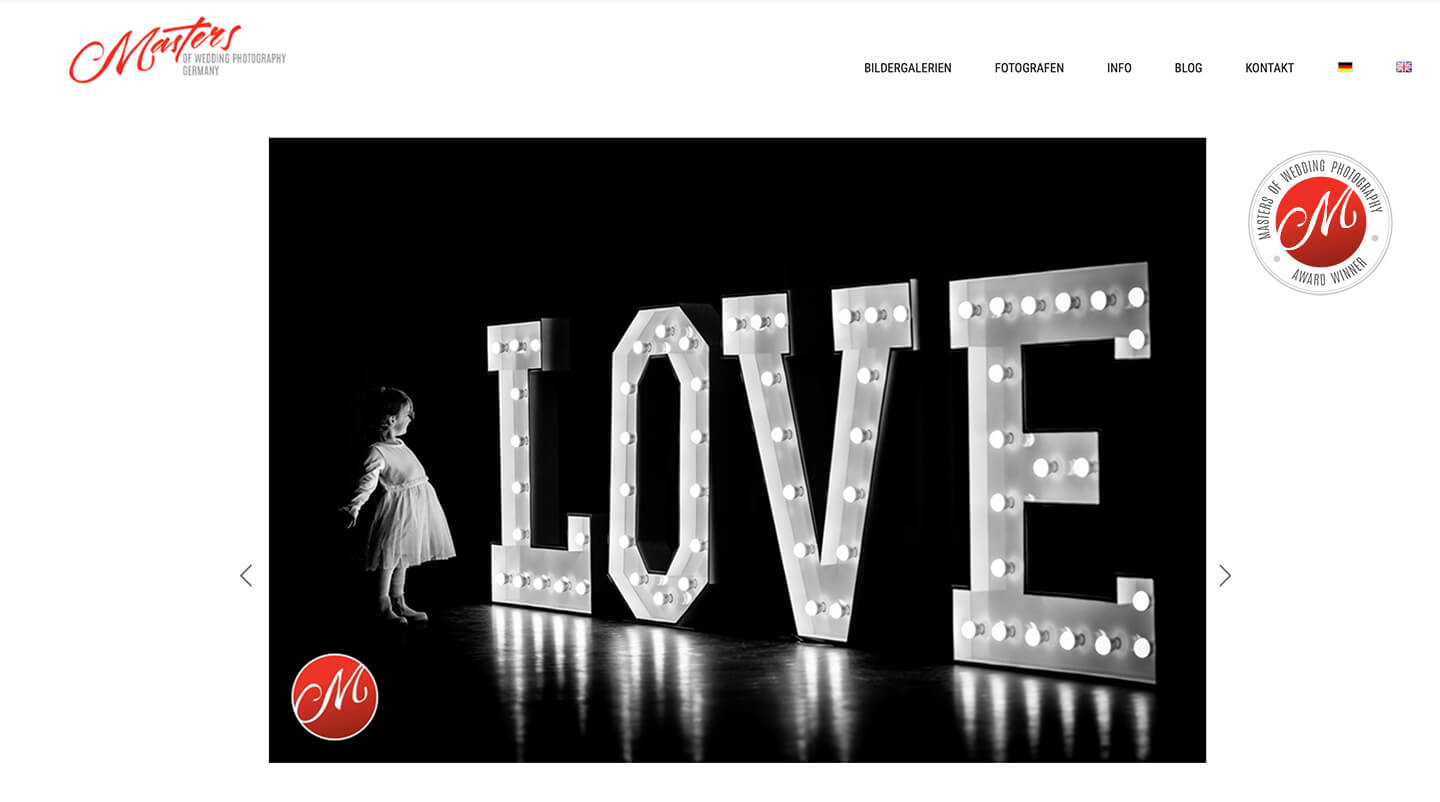 Hochzeitsfotograf Florian Läufer aus Hamburg gewann mit diesem Foto einen Award bei Masters of Wedding Photography