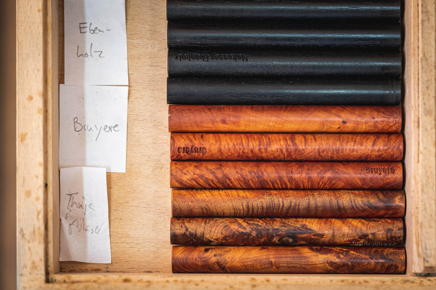 Holzauswahl für die Fertigung kostbarer Schreibinstrumente