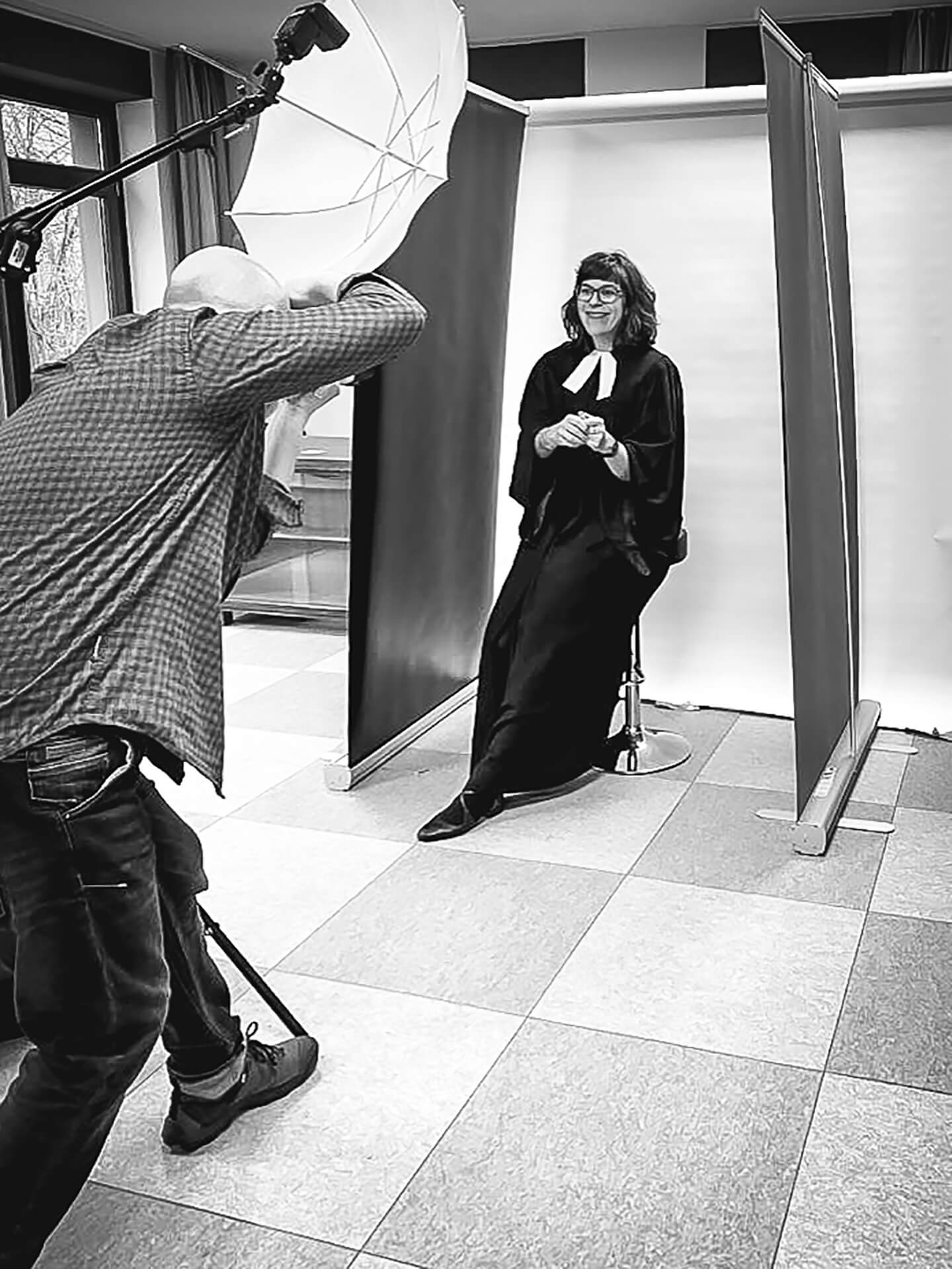 Portraitfoto Making of