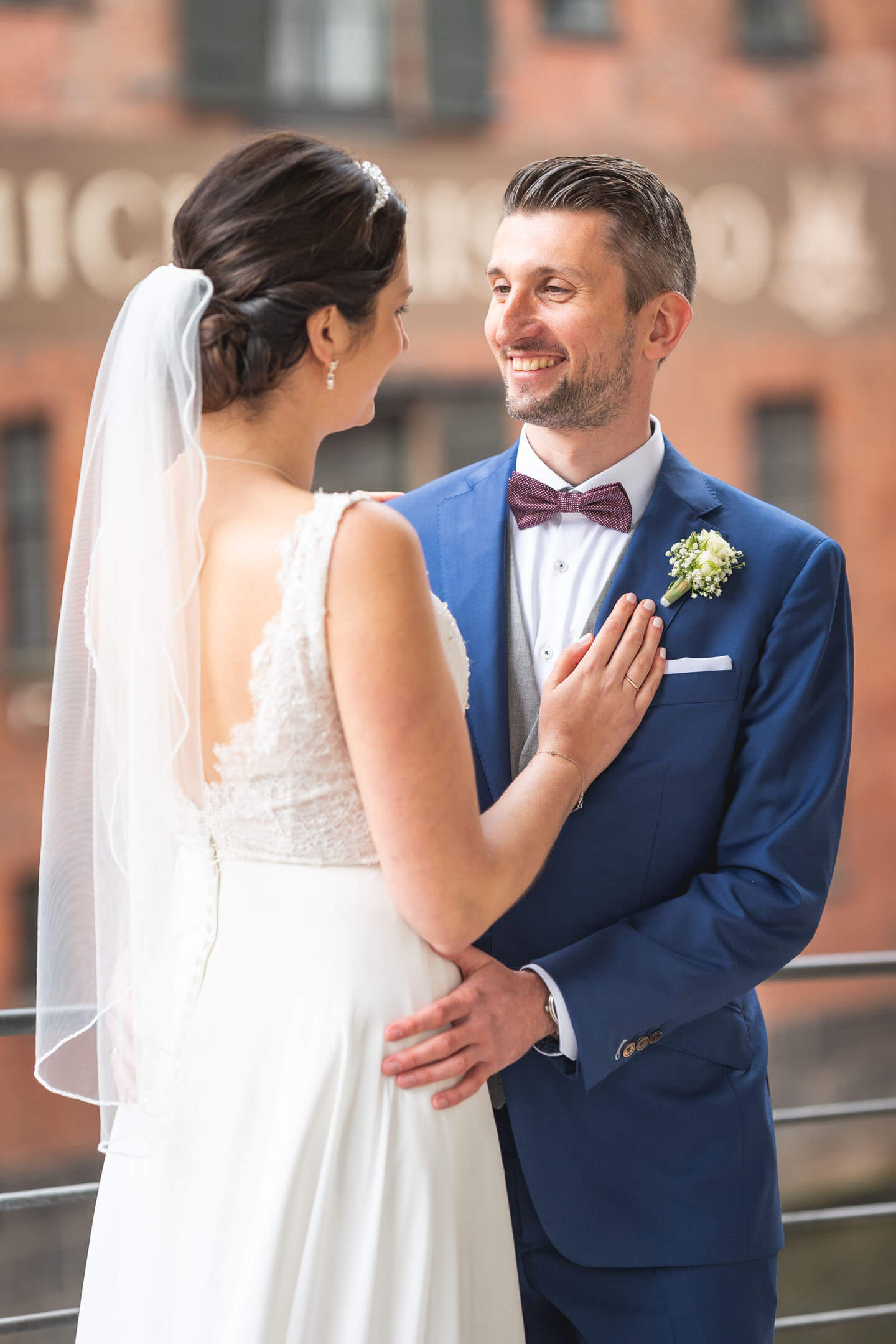 Urbane Hochzeitsfotos in Hamburg