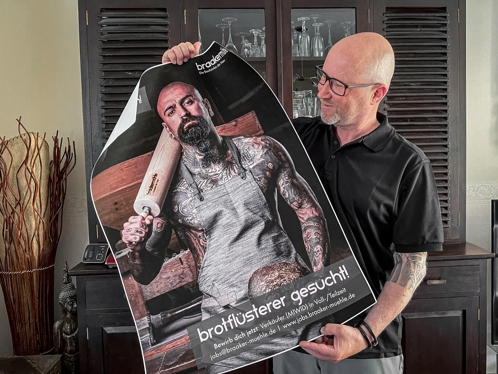 Stellenanzeige mit Witz