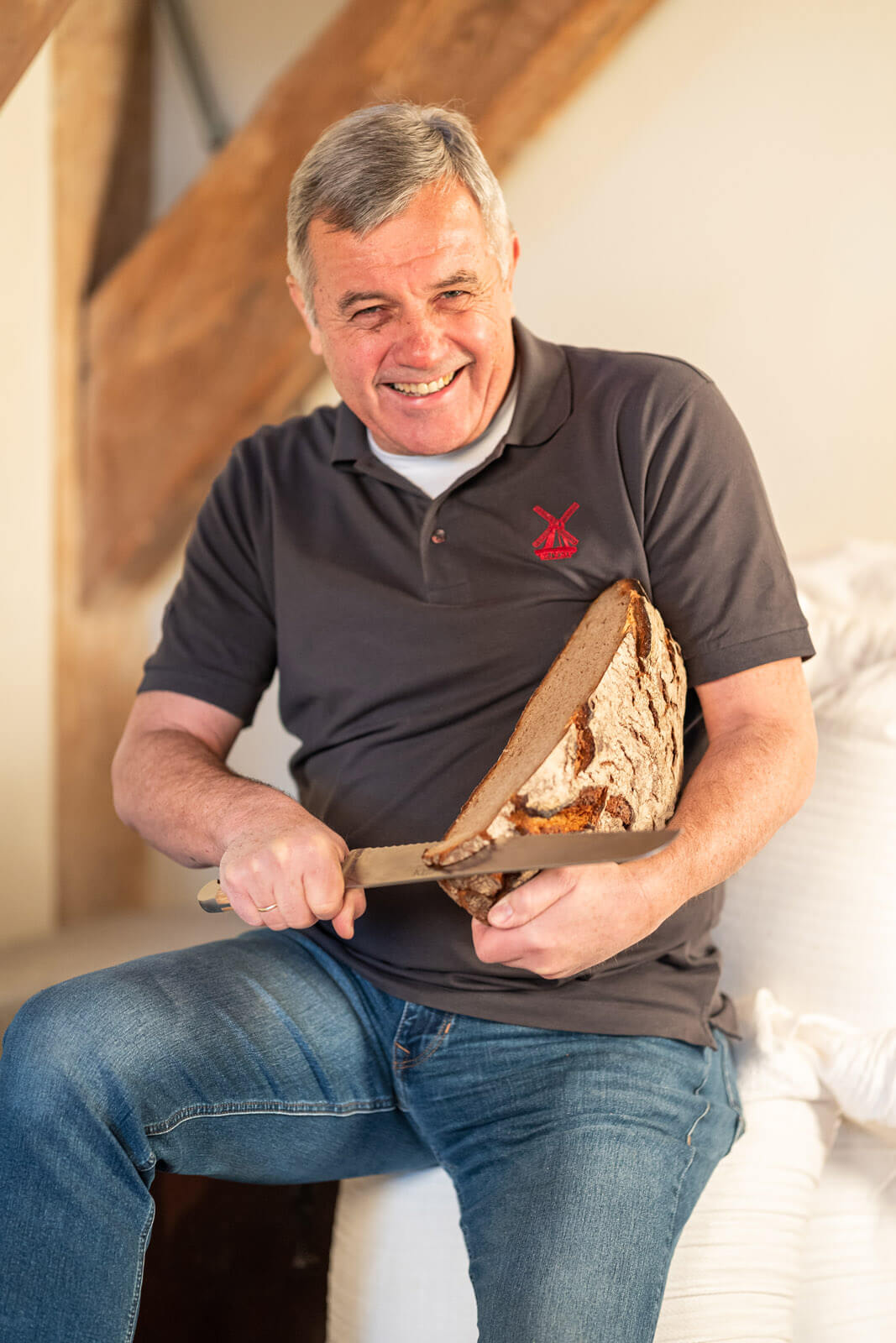 Joachim Lessau, Inhaber Braaker Mühle