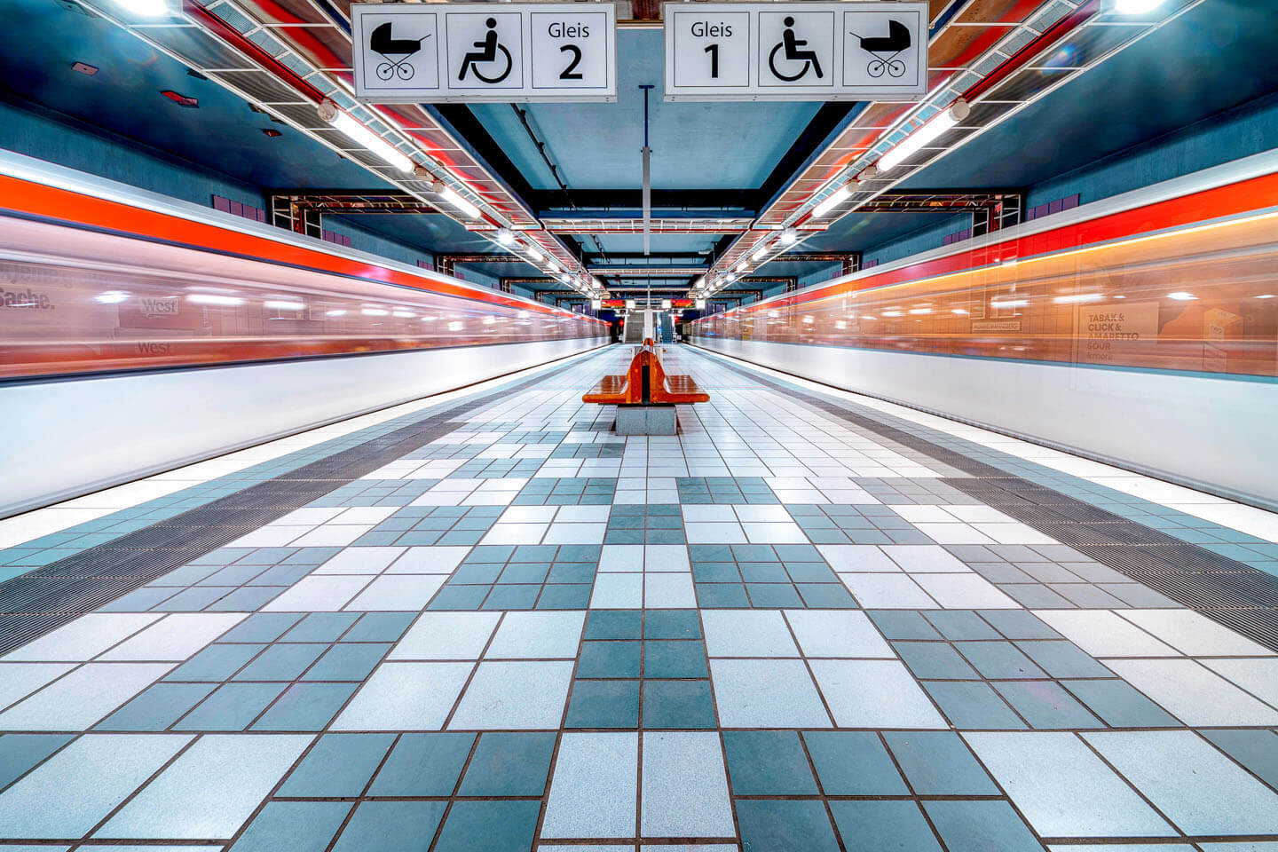 Der U-Bahnhof Mümmelmannsberg im Hamburger Stadtteil Billstedt