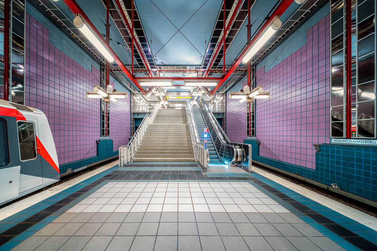 Architekturfotografie: U-Bahnhof Mümmelmannsberg