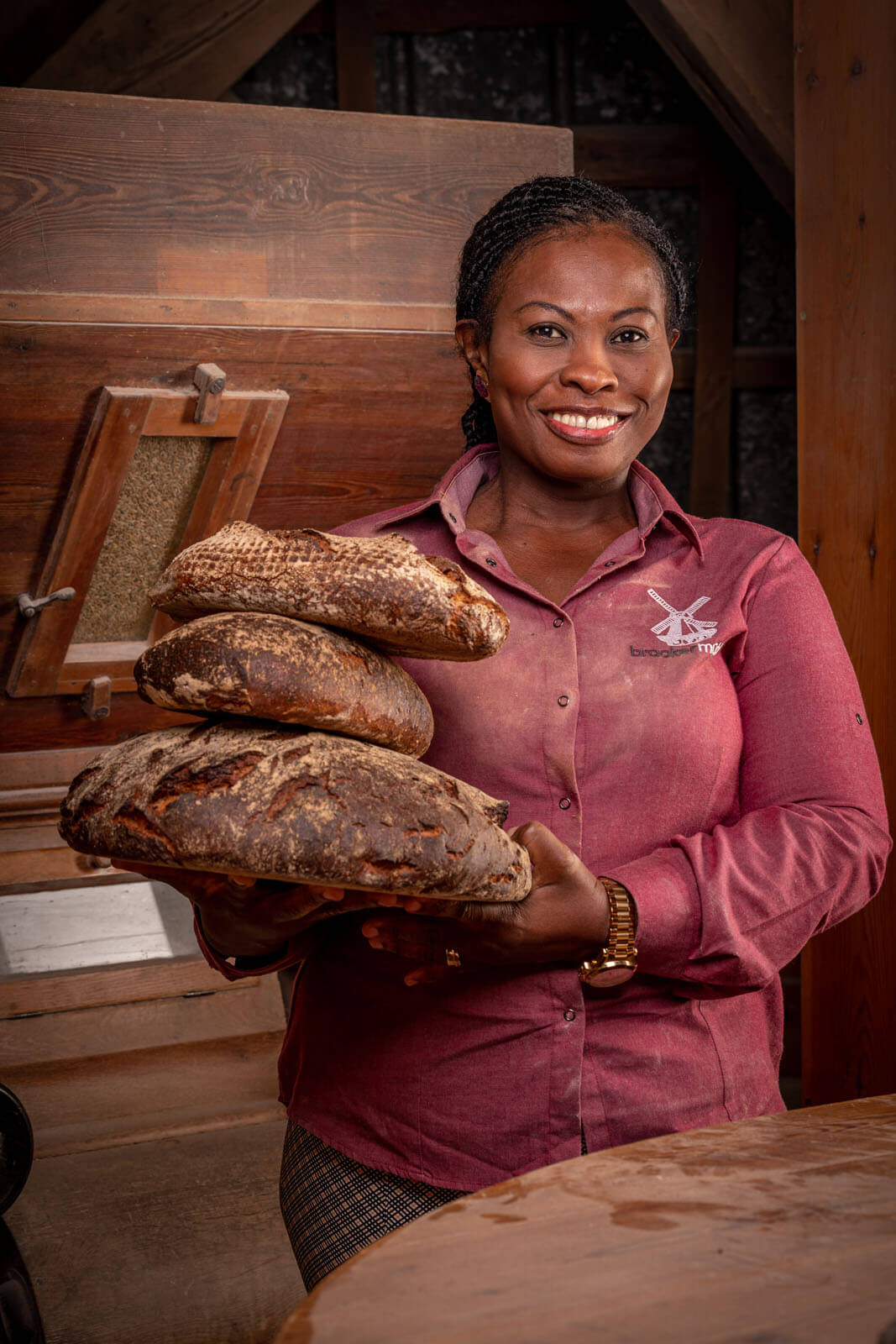 Fotoshooting in der Braaker Mühle zum Thema Diversity