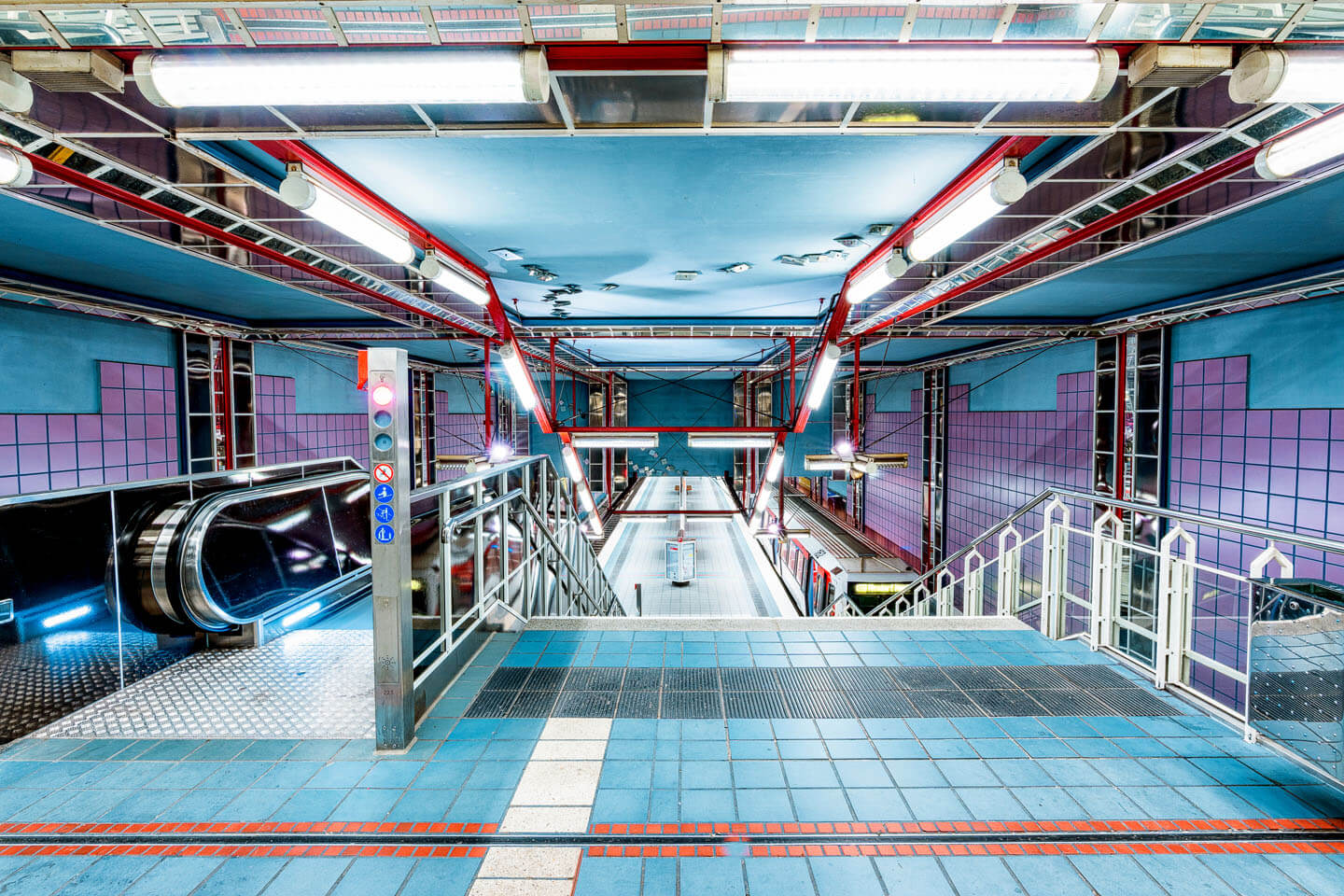 Industriefotografie im Hamburger U-Bahnhof