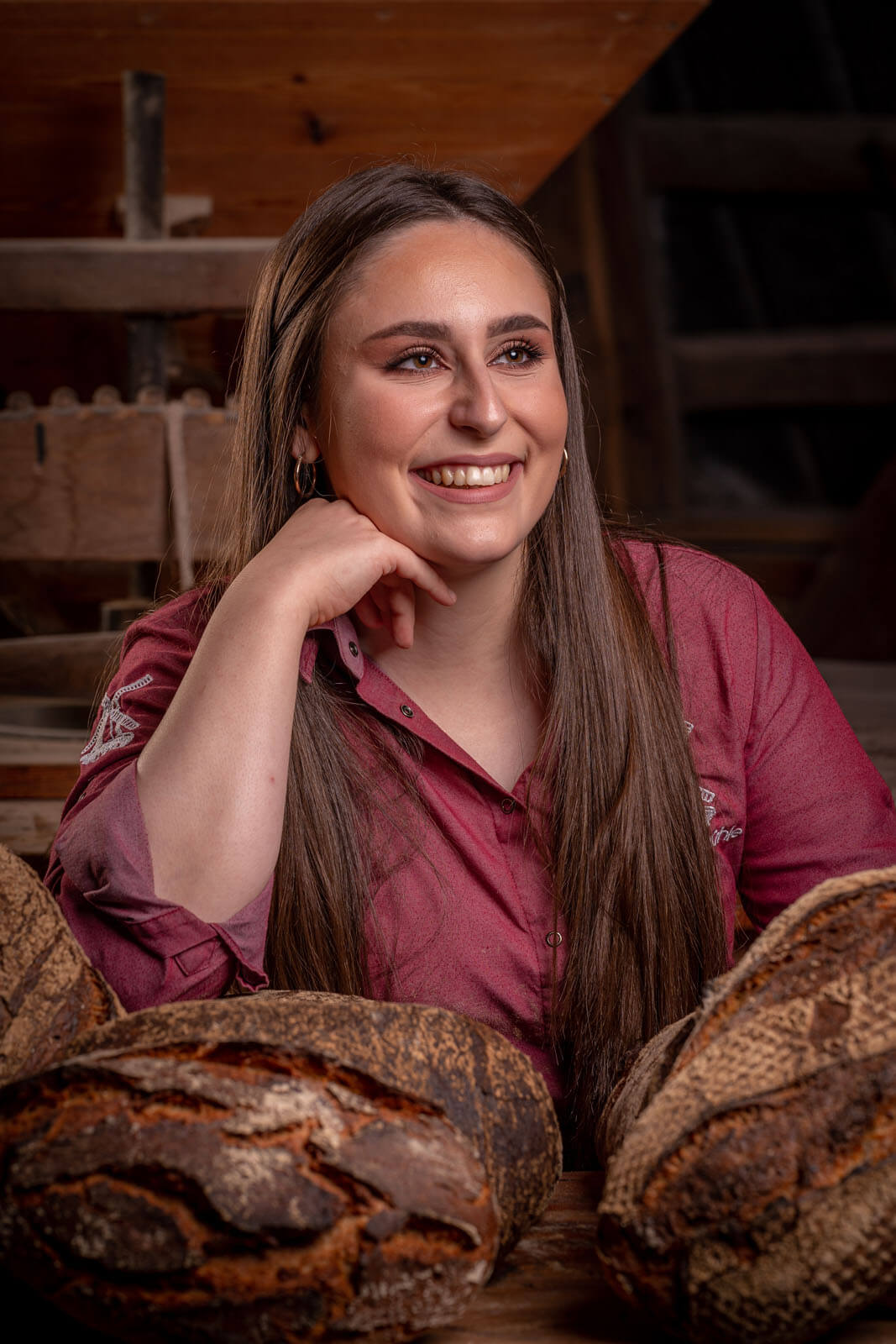 Portraits der Mitarbeiter in der Braaker Mühle