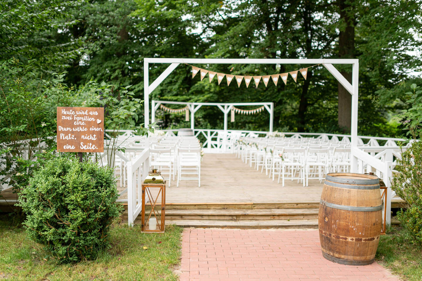 Freie Trauung unter freiem Himmel