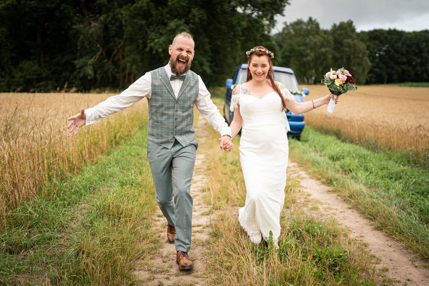 Ricarda & Marco – Boho-Hochzeit in Rosengarten