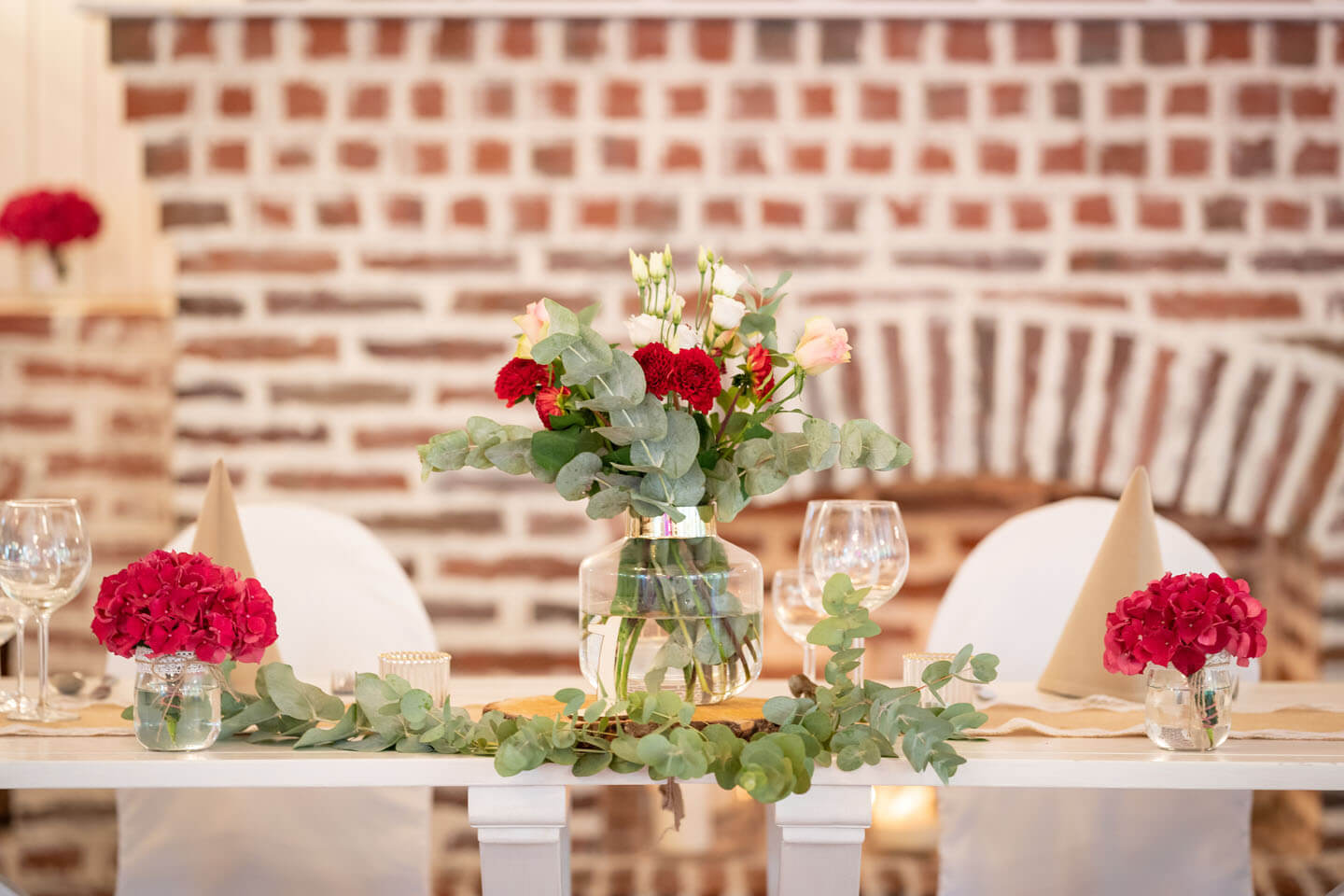 Tischdeko Brauttisch