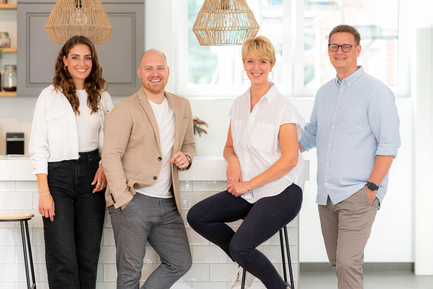 Mitarbeiter-Gruppenfoto des Immobilienmaklers Kruse in Stapelfeld