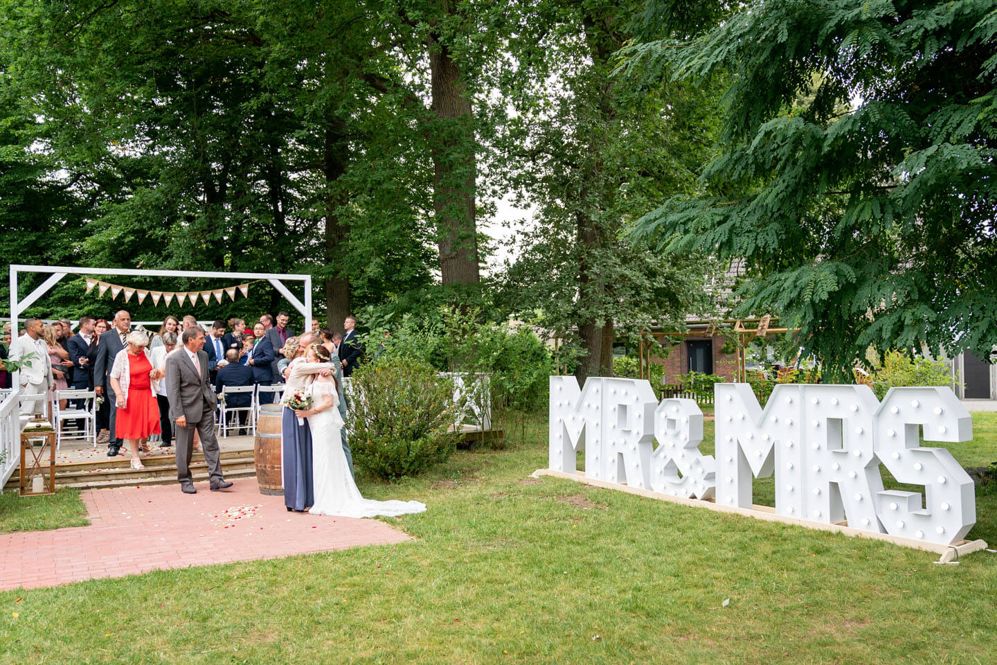 Glückwünsche nach freier Trauung